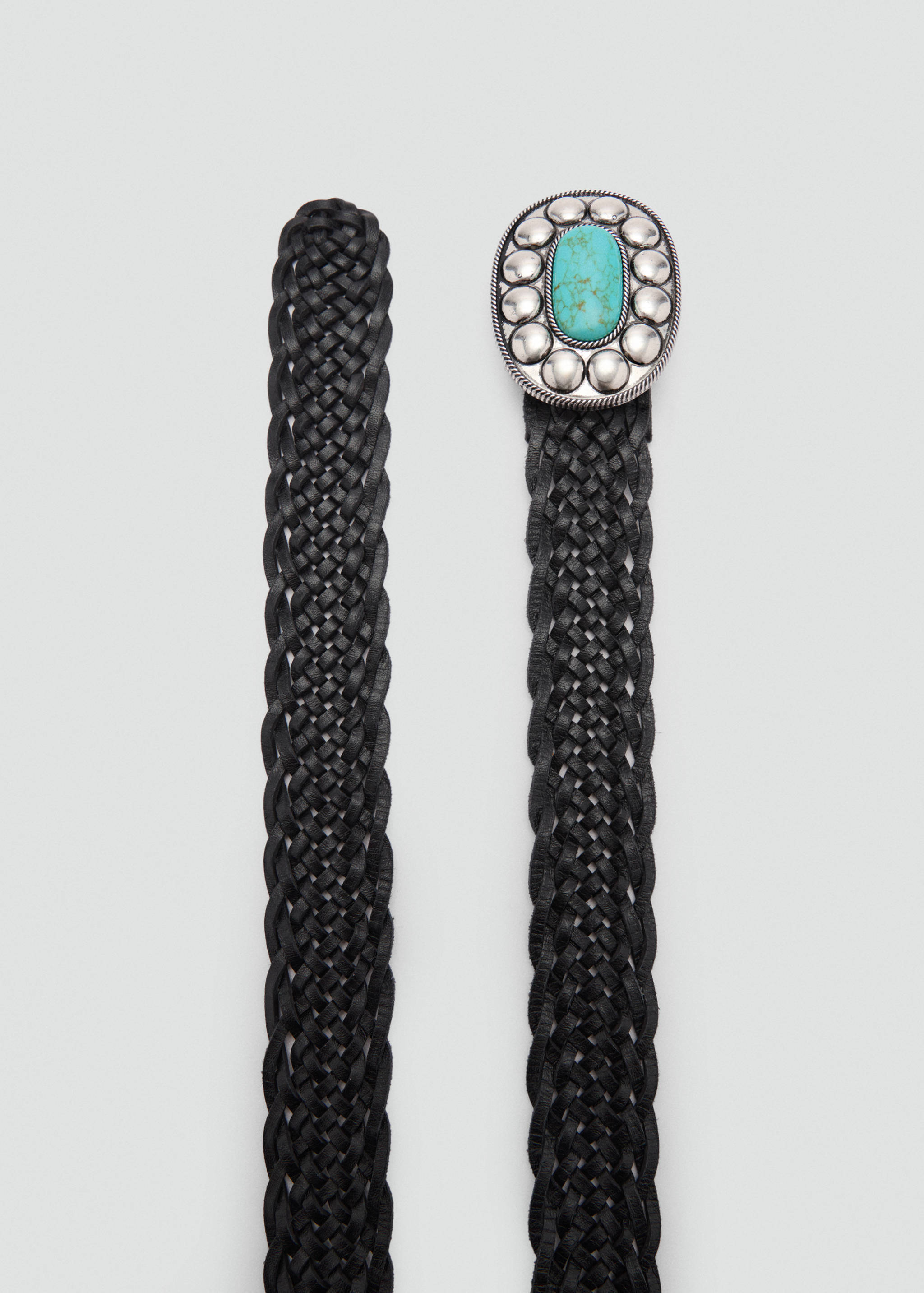 Buckle leather belt - Details of the article 1