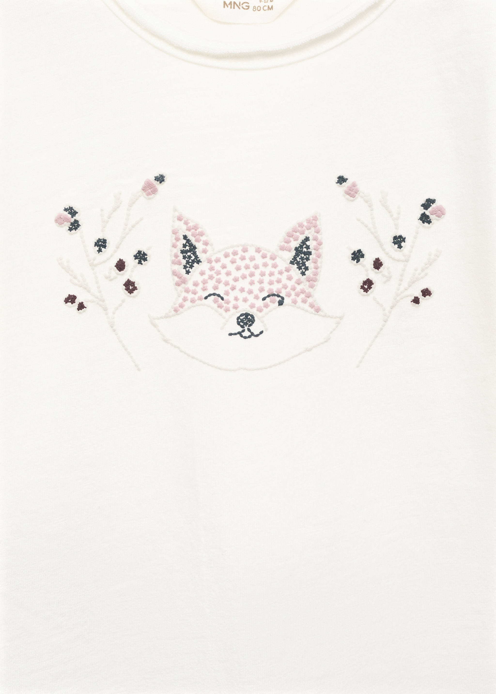T-shirt with embroidered detail - Details of the article 8