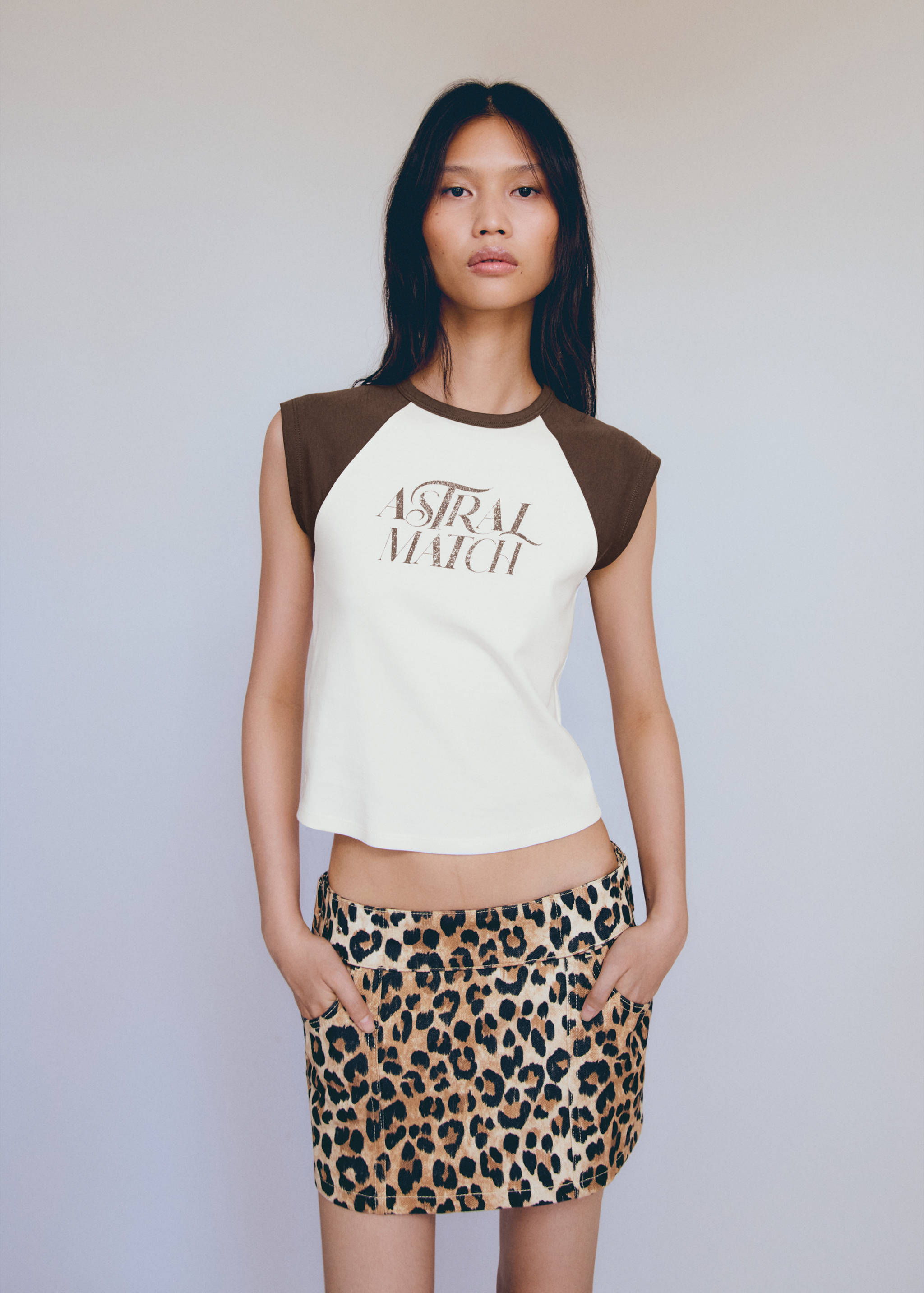 T-shirt coton imprimé - Plan général