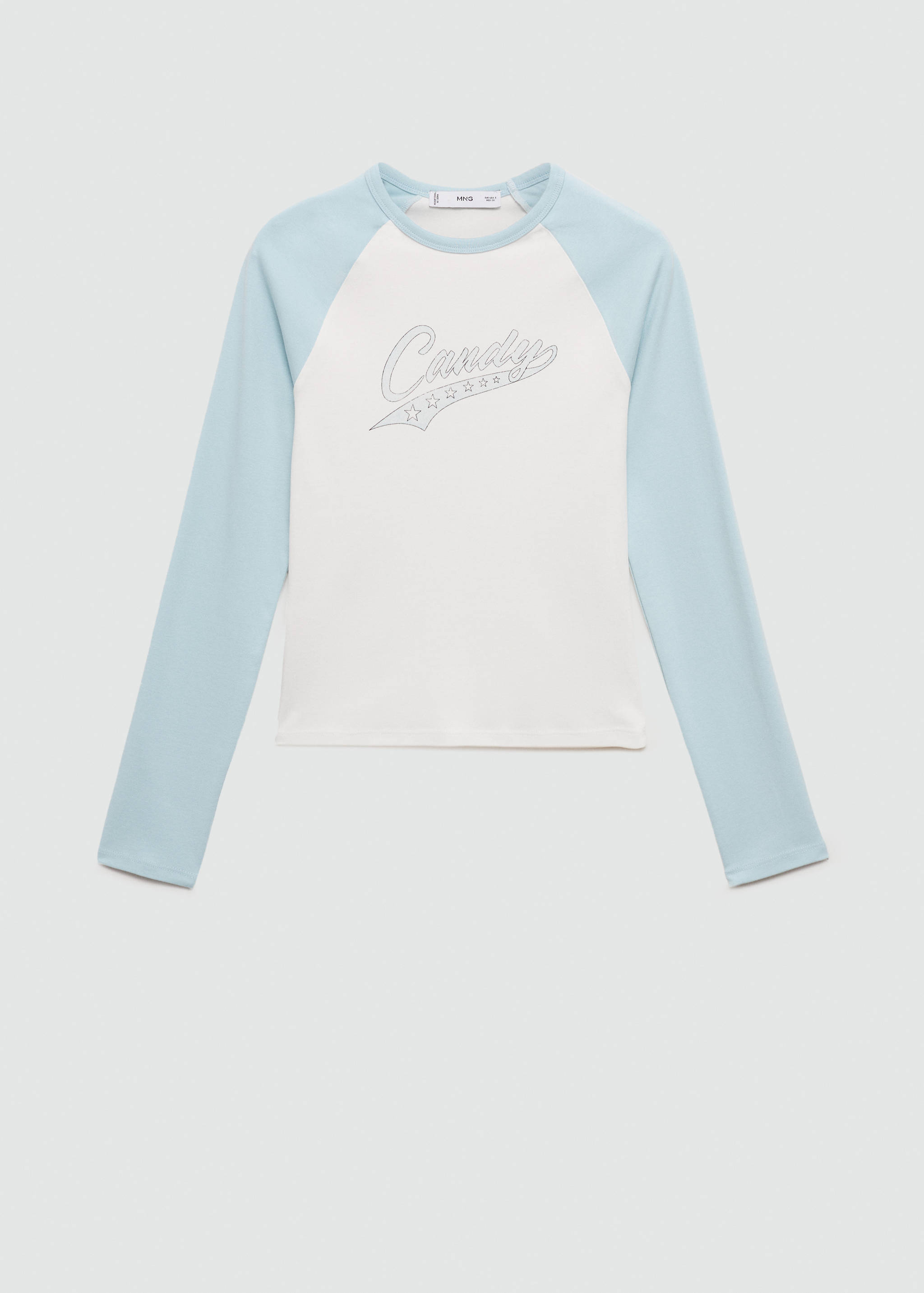 Long-sleeved t-shirt with message - Article without model