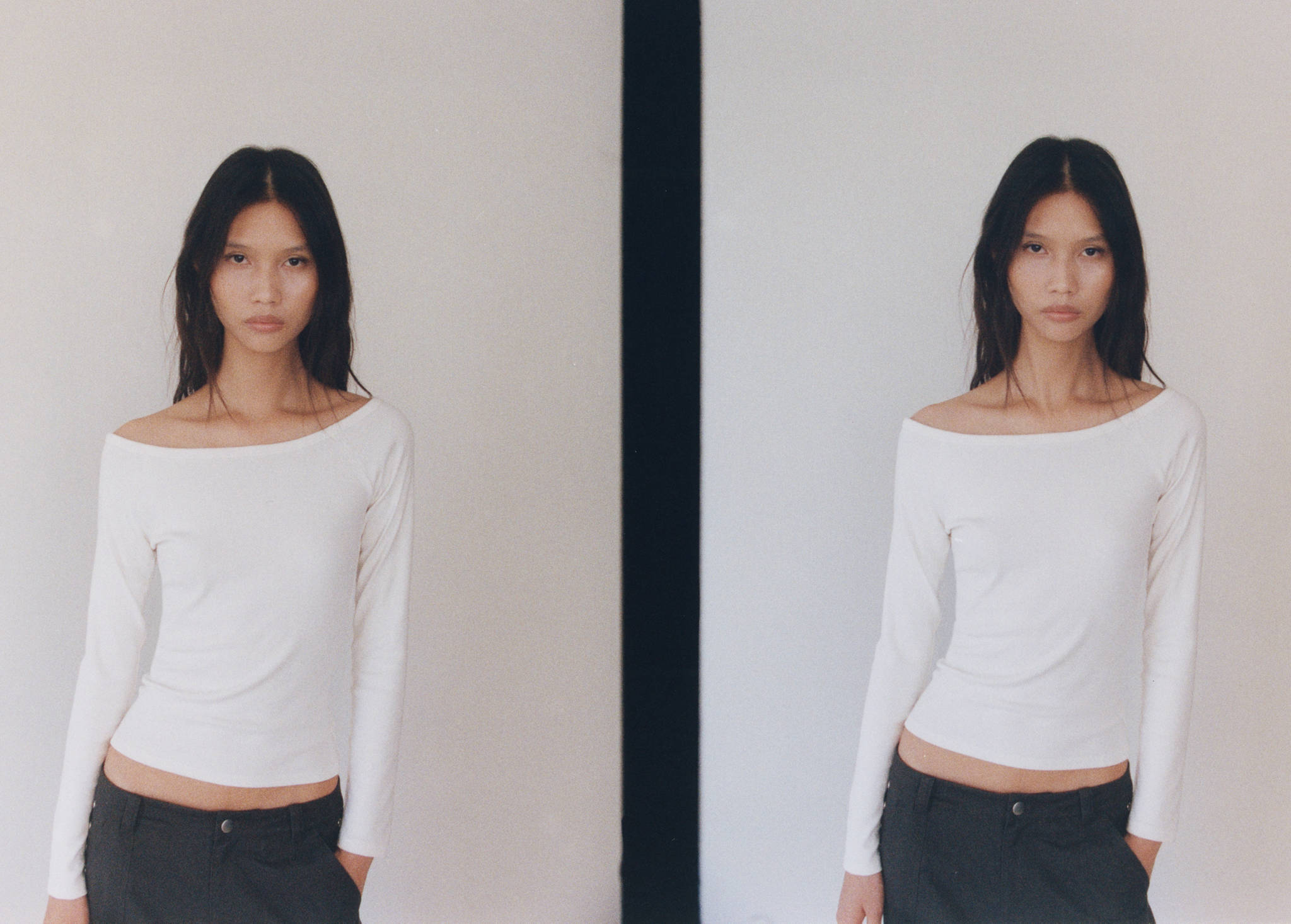 Cotton boat neck t-shirt - Panoramic plane