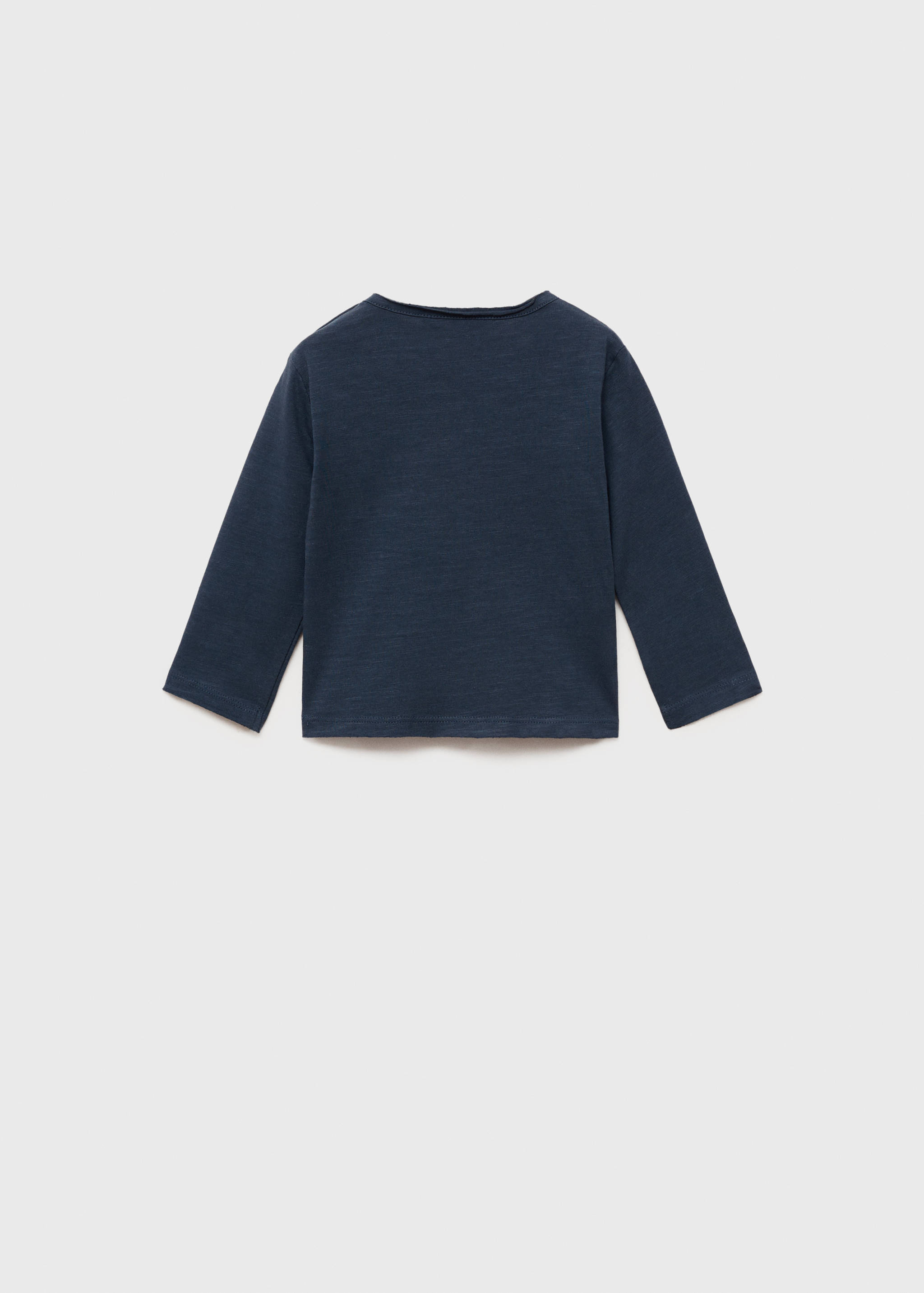 Printed message T-shirt - Reverse of the article