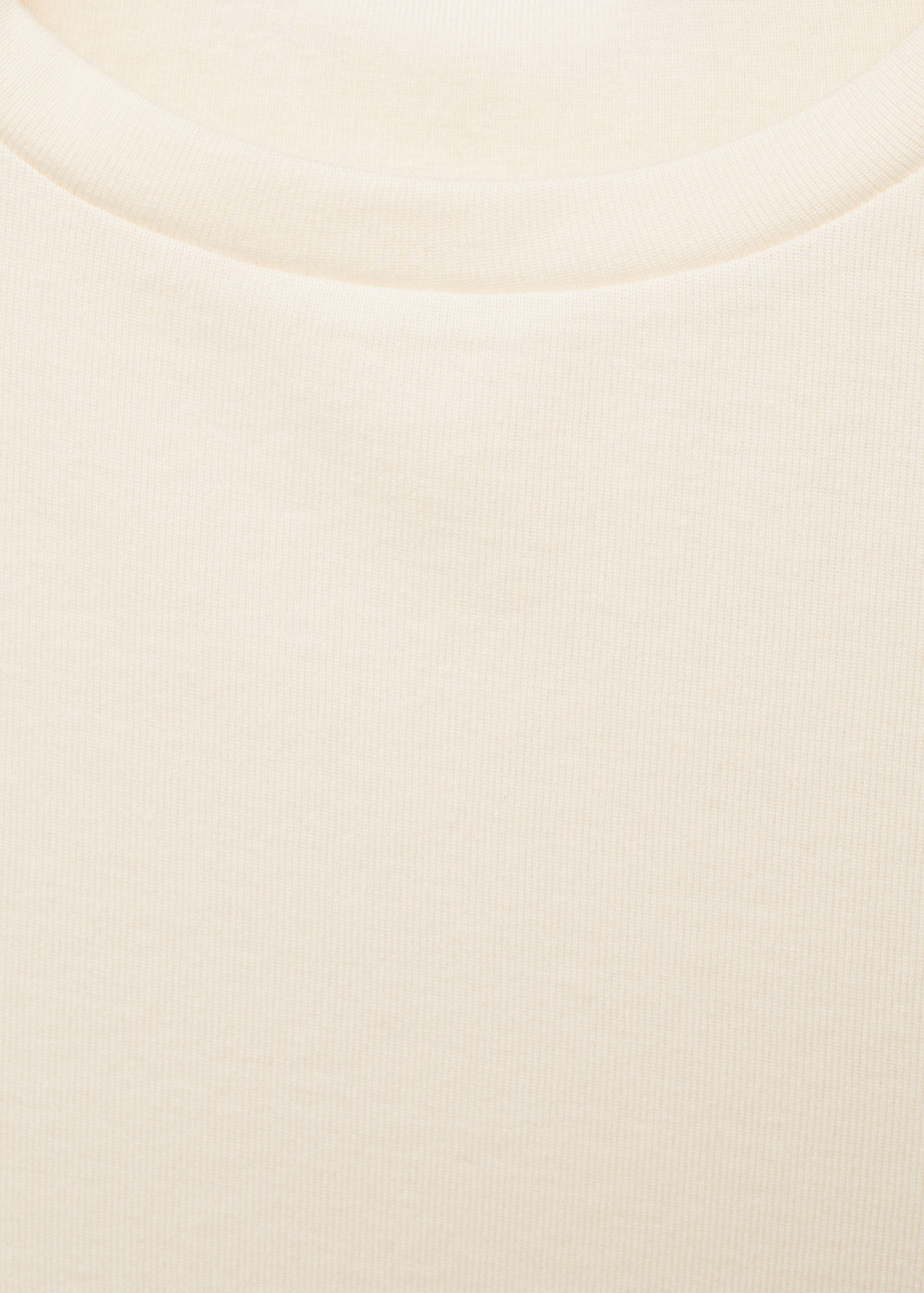 Cropped modal t-shirt - Details of the article 8