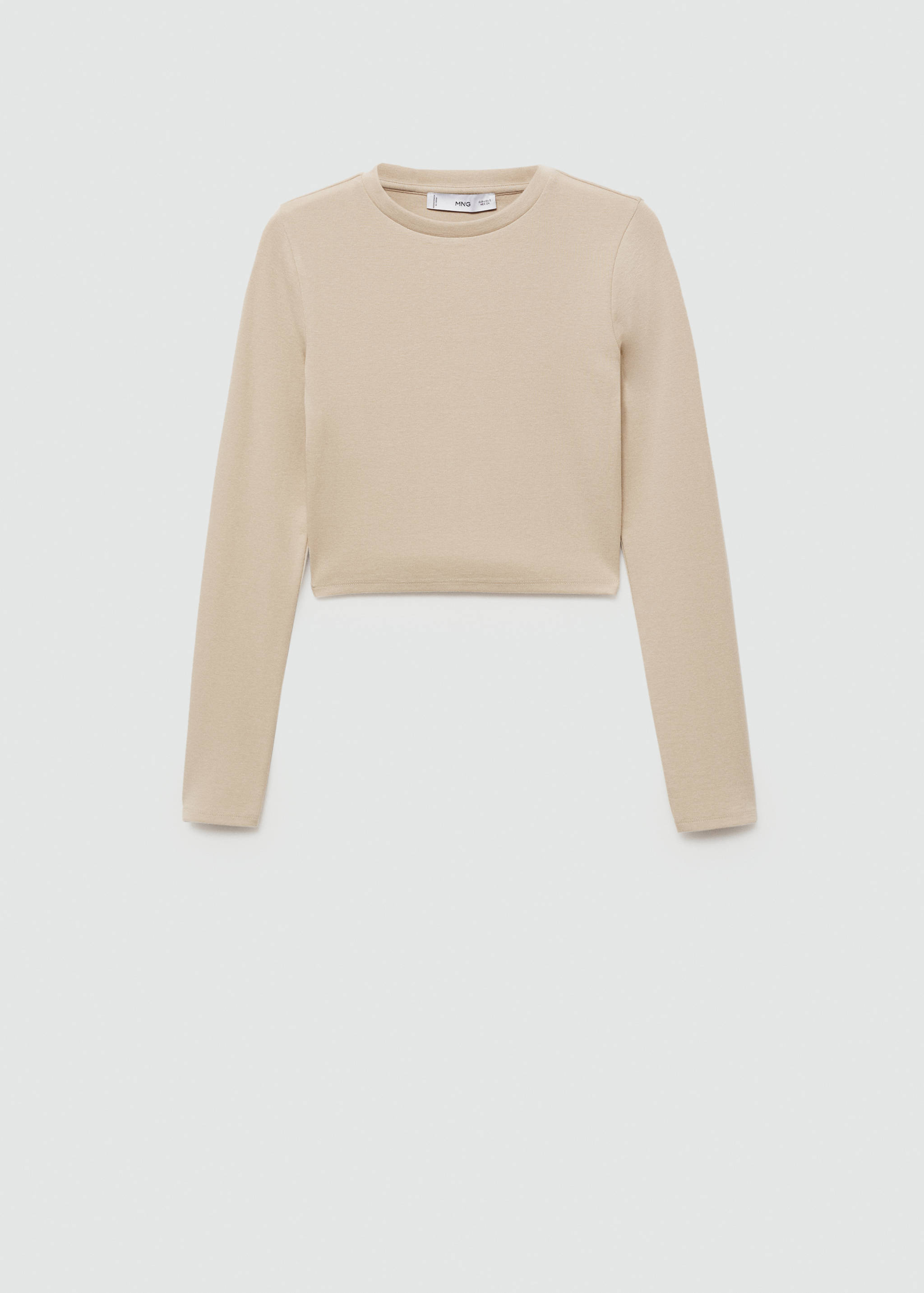 Camiseta modal crop - Artículo sin modelo