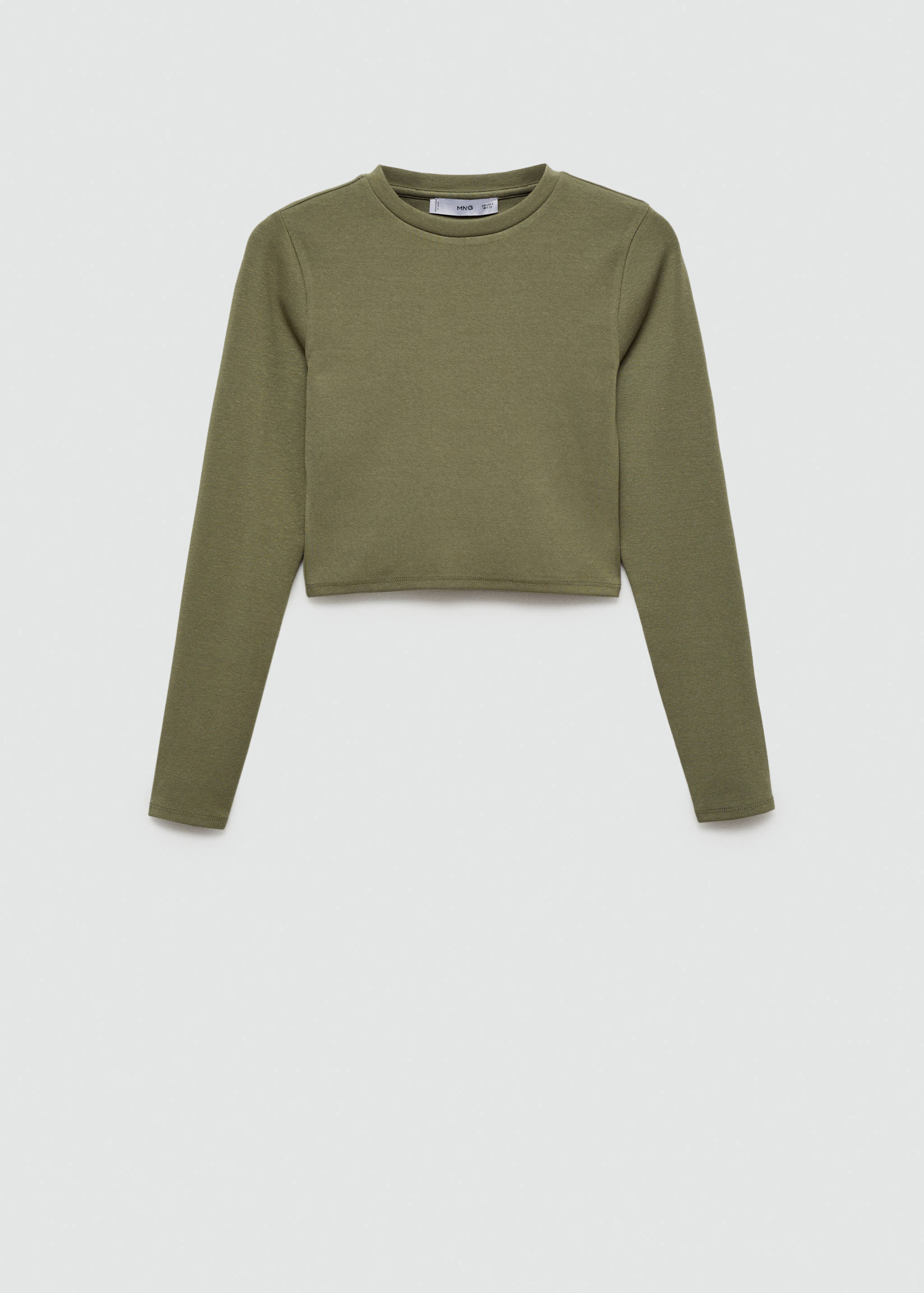 Camiseta modal crop - Artículo sin modelo