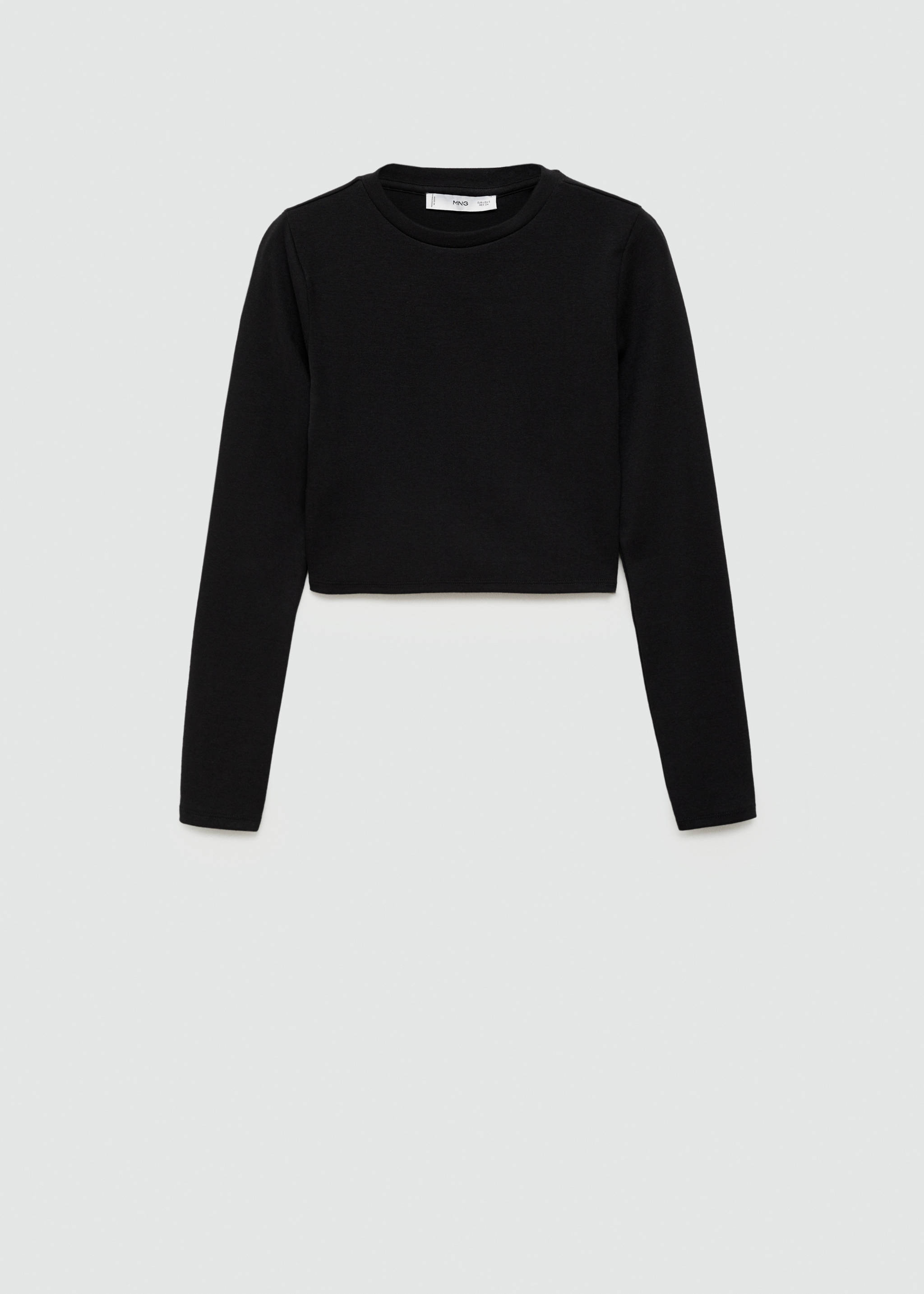 Camiseta modal crop - Artículo sin modelo