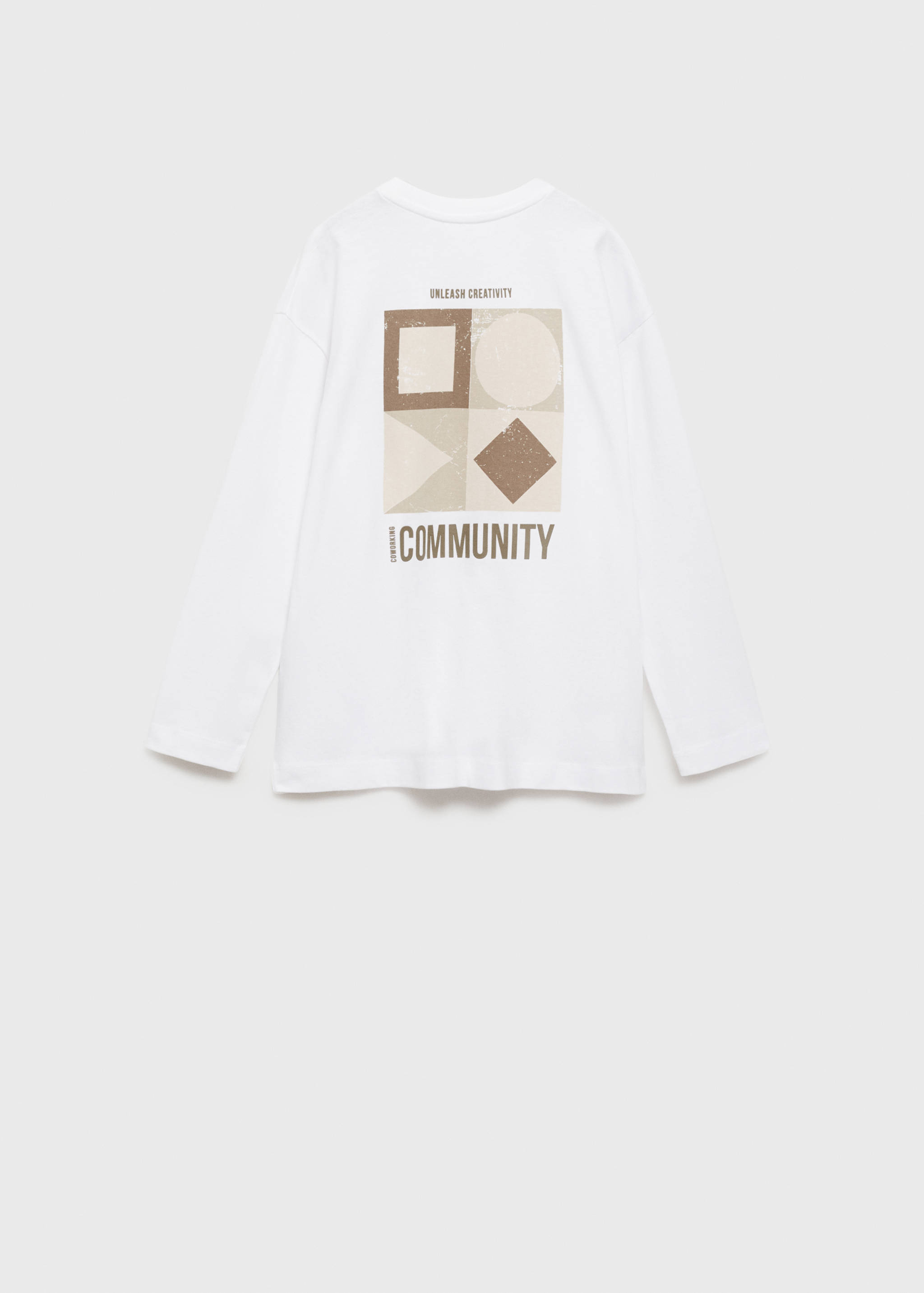 Printed long sleeve t-shirt - Reverse of the article