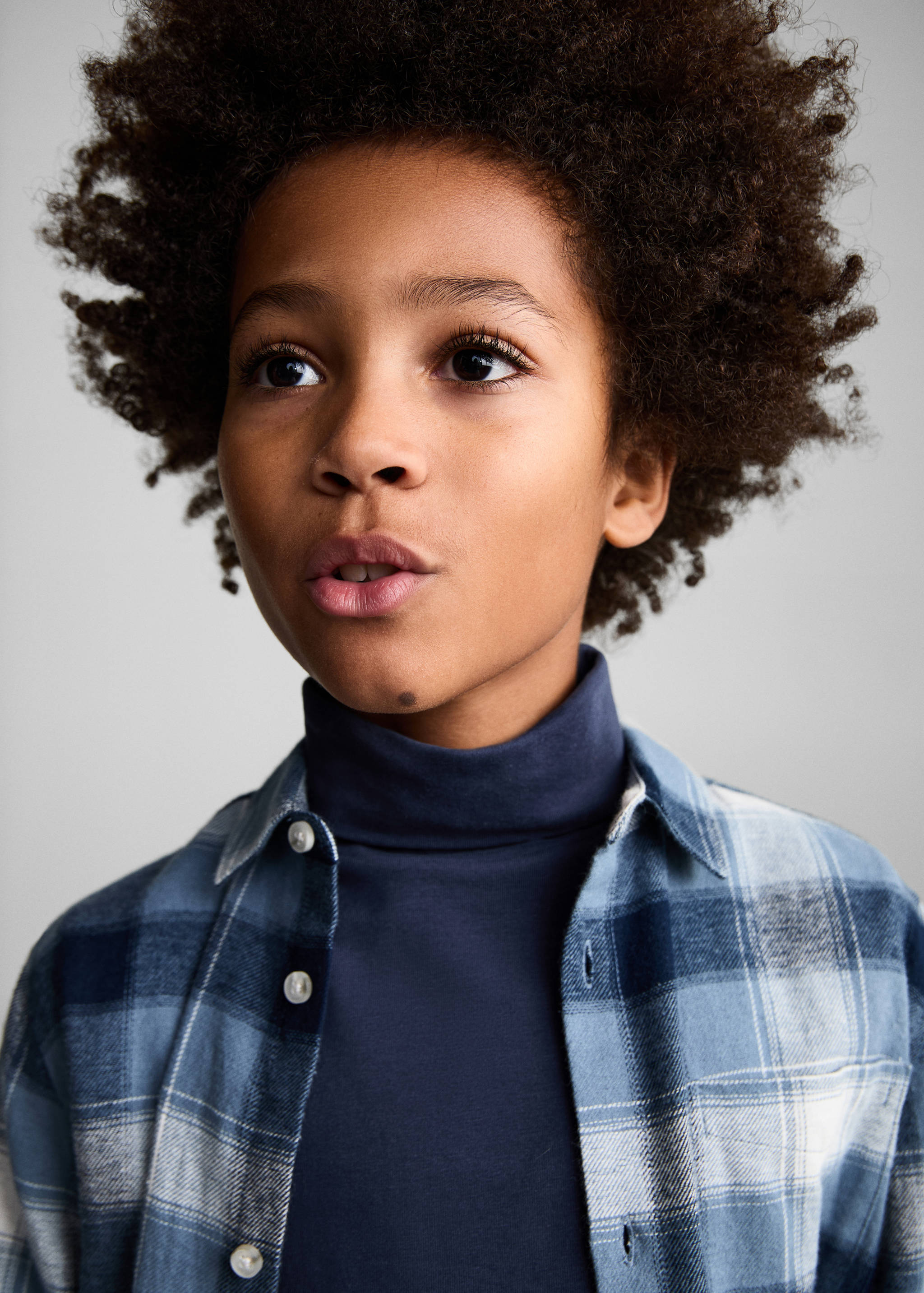 高翻领长袖T恤 - null