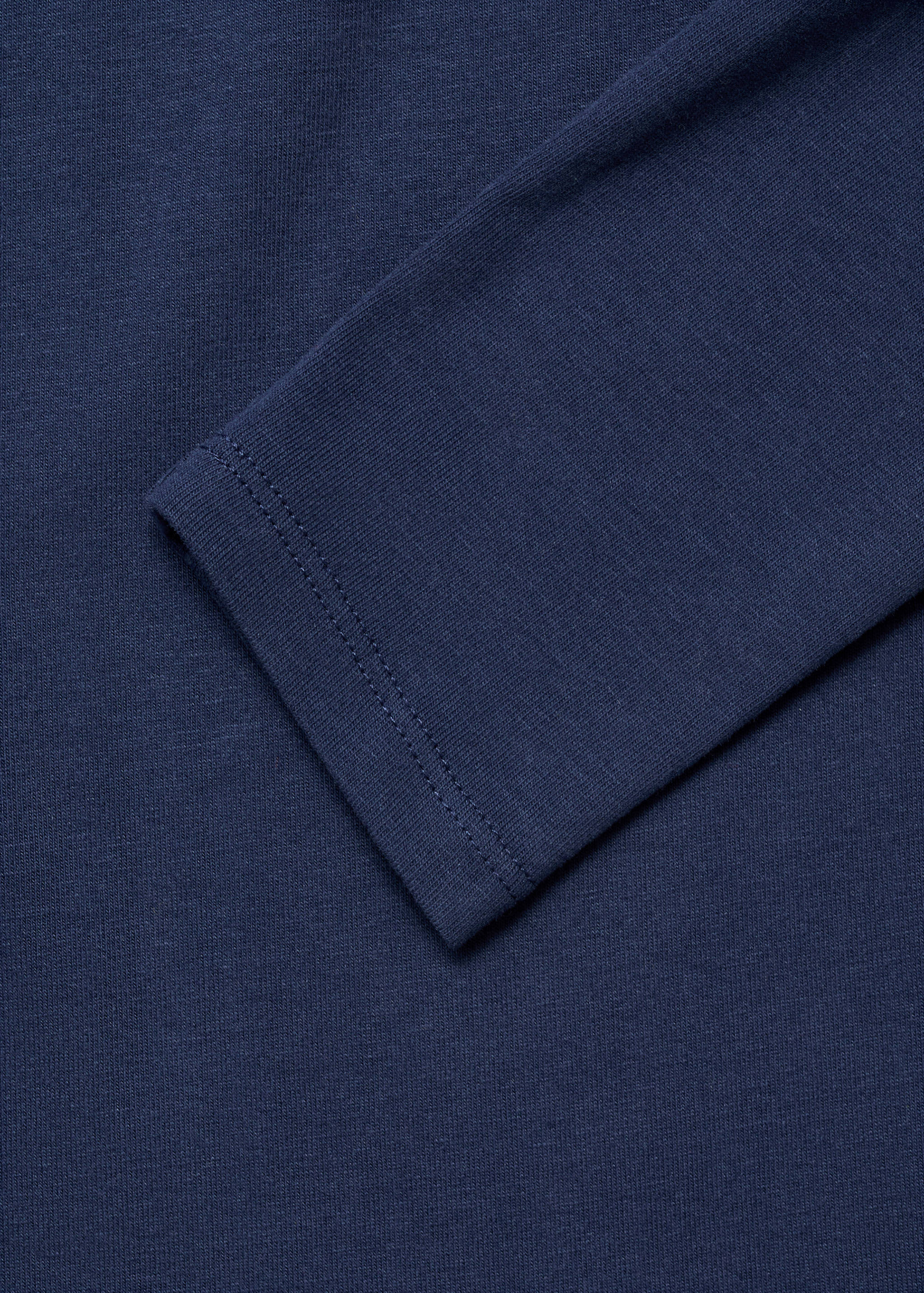 高翻领长袖T恤 - null