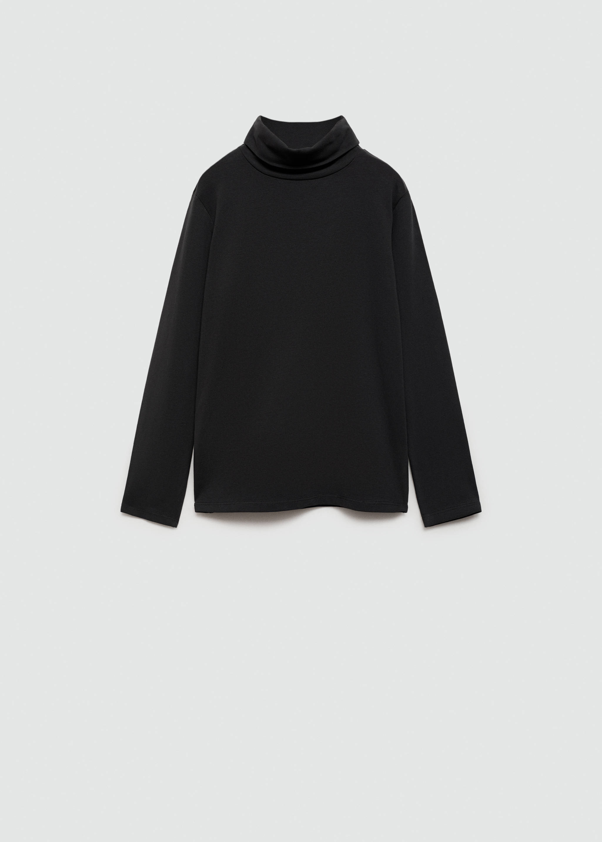 高翻领长袖T恤 - null