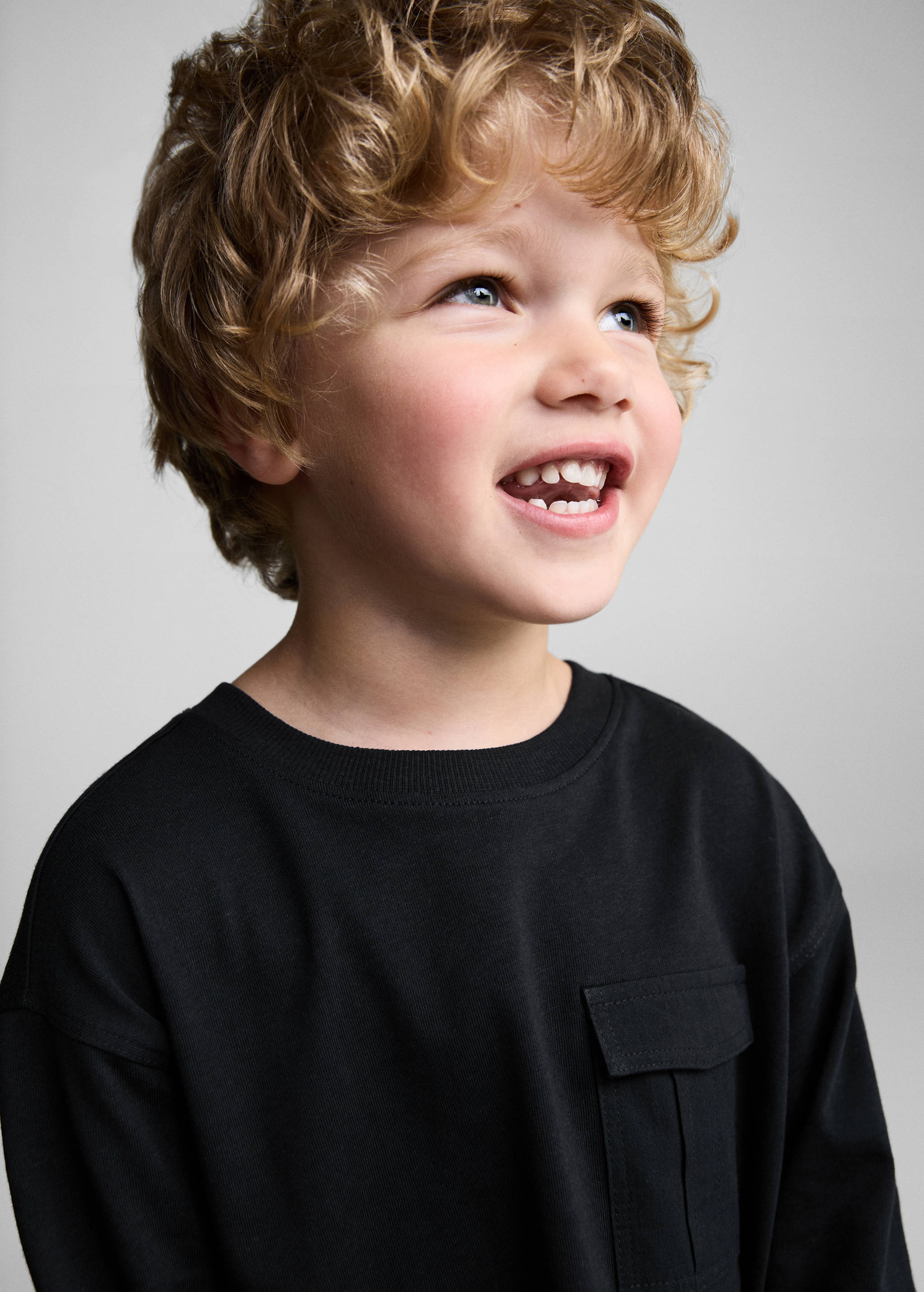 Long-sleeved t-shirt with pockets - Medium plane