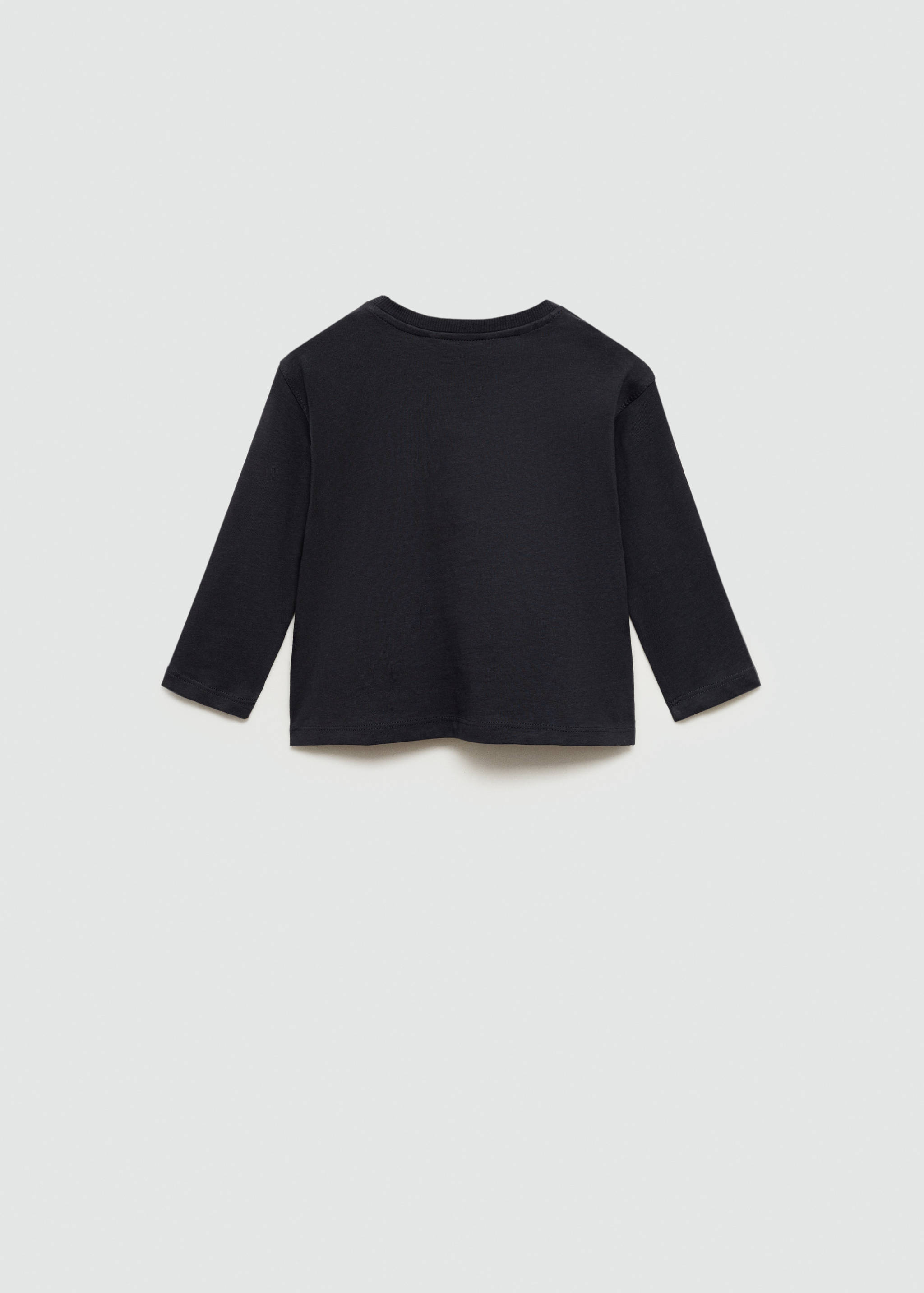 Long-sleeved t-shirt with pockets - Reverse of the article
