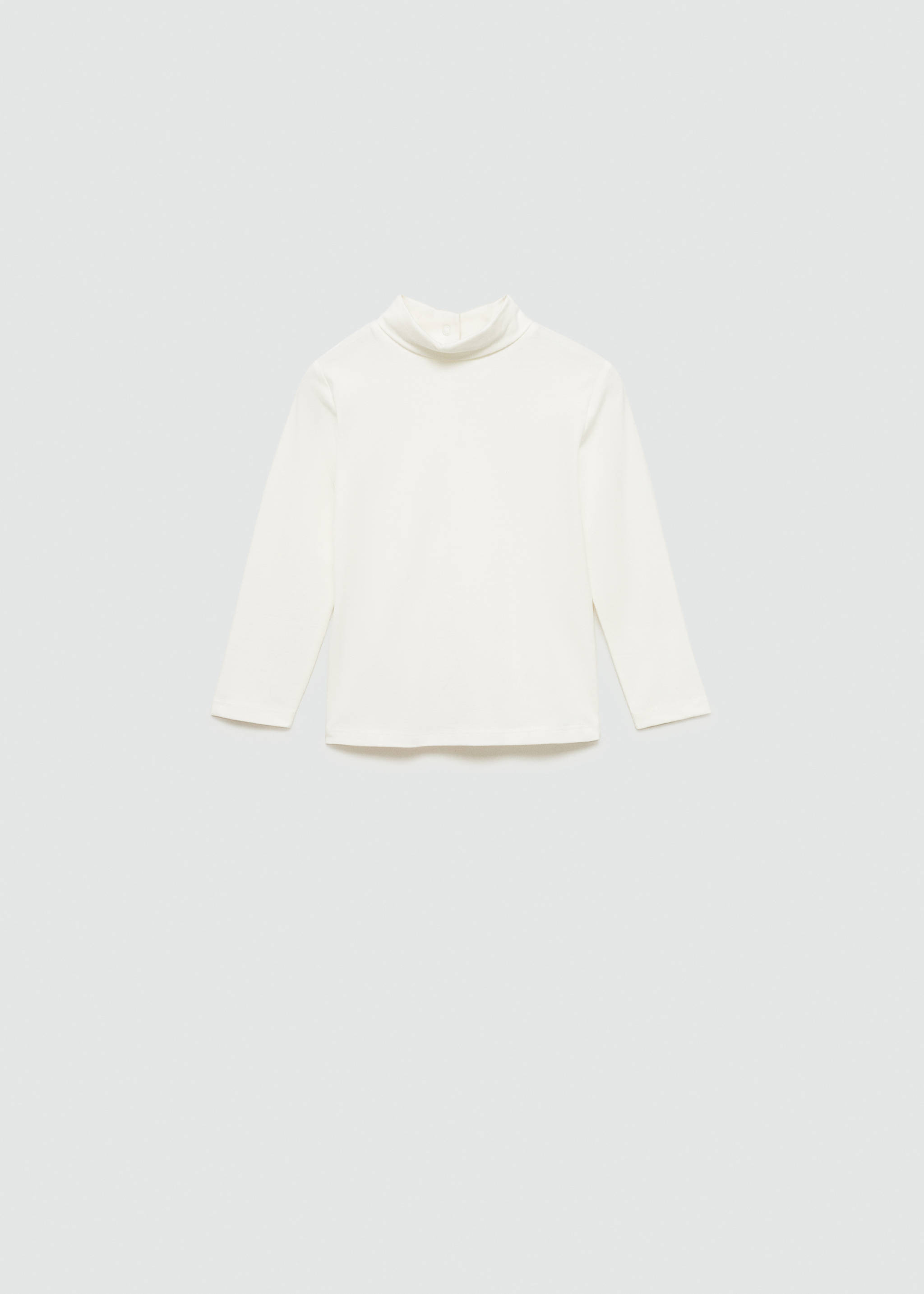 Turtleneck cotton T-shirt - Article without model