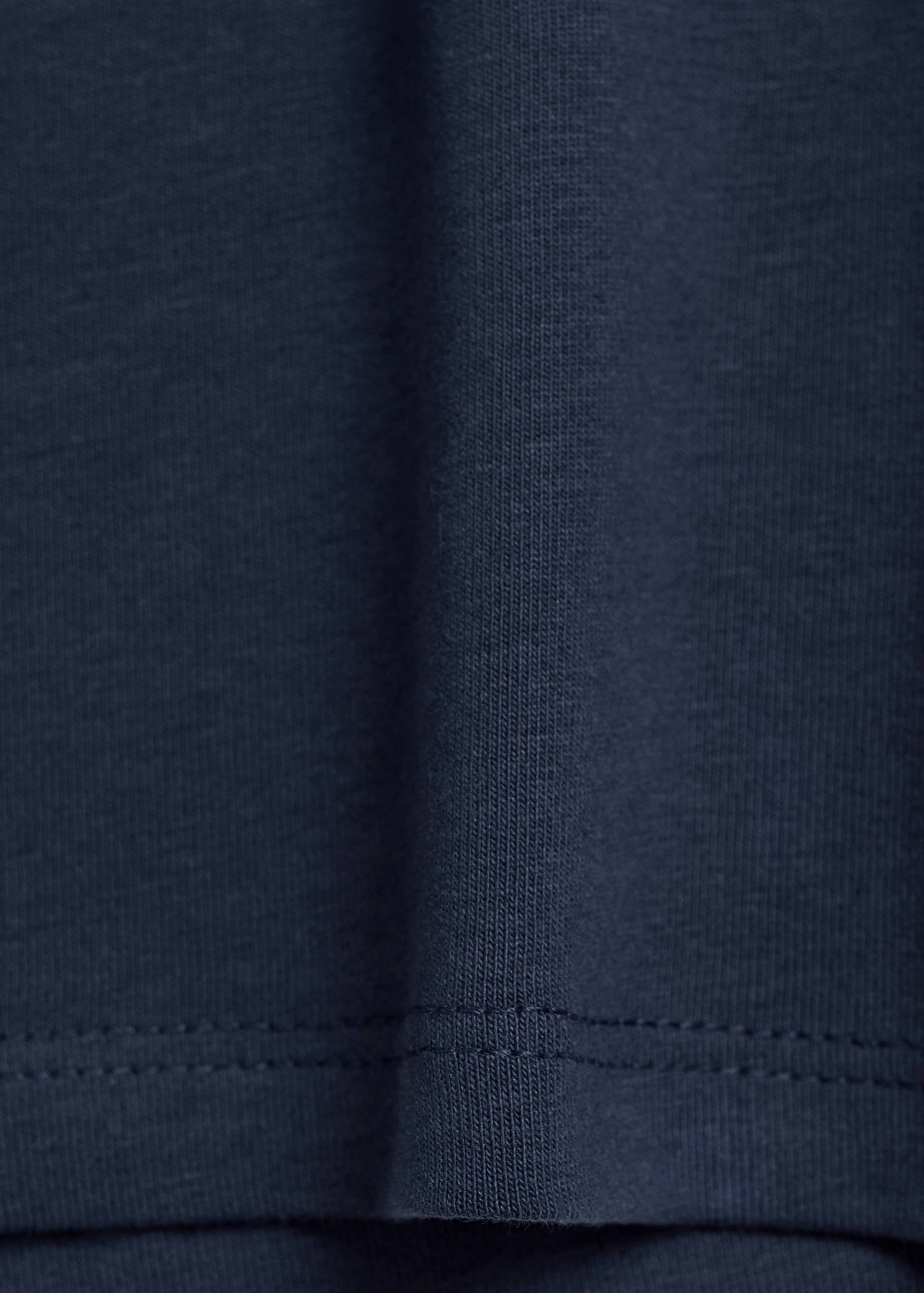 Turtleneck cotton T-shirt - Details of the article 0