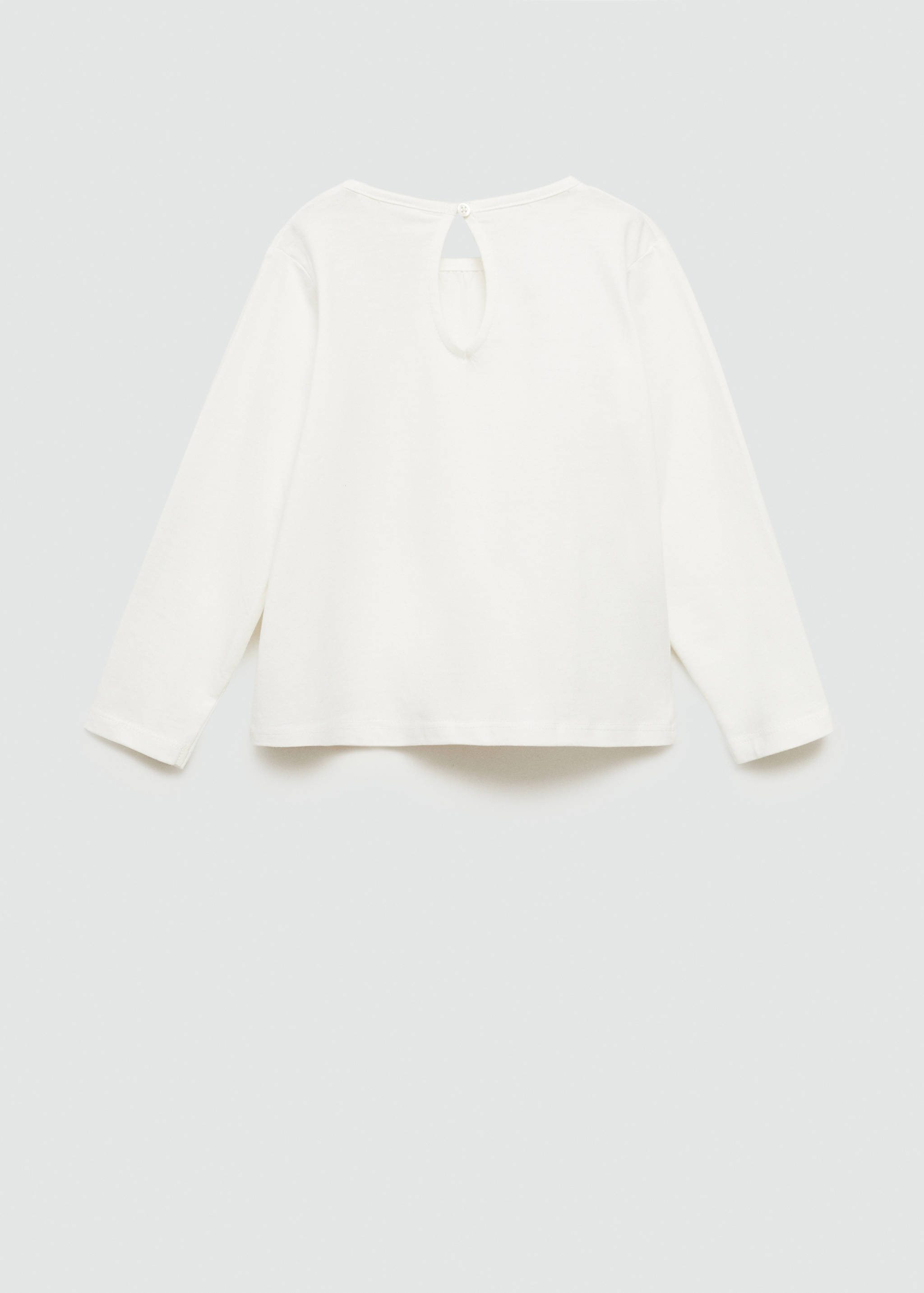 Camiseta manga larga bolsillos - Reverso del artículo