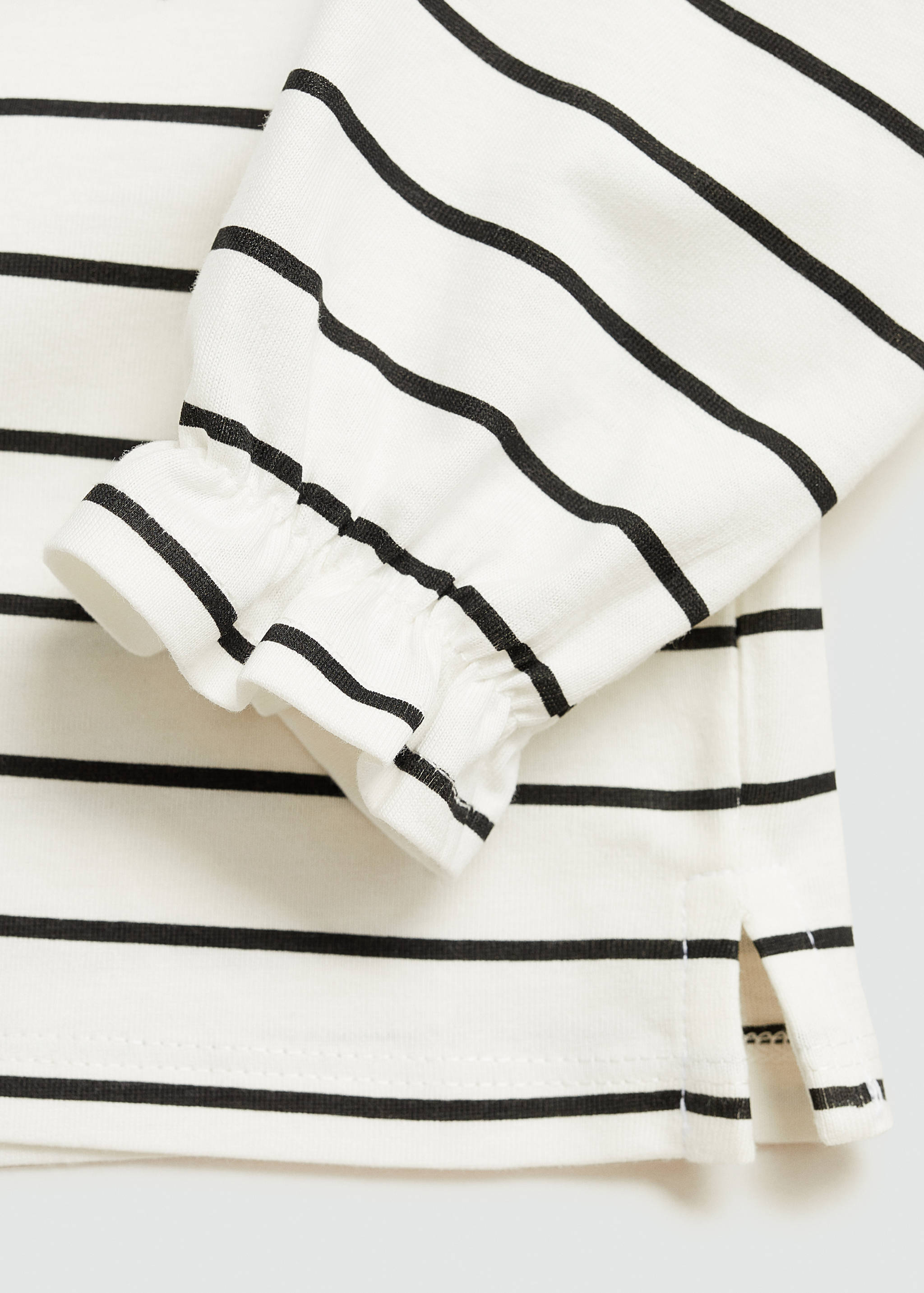 Langärmliges T-Shirt mit Streifen - Detail des Artikels 0