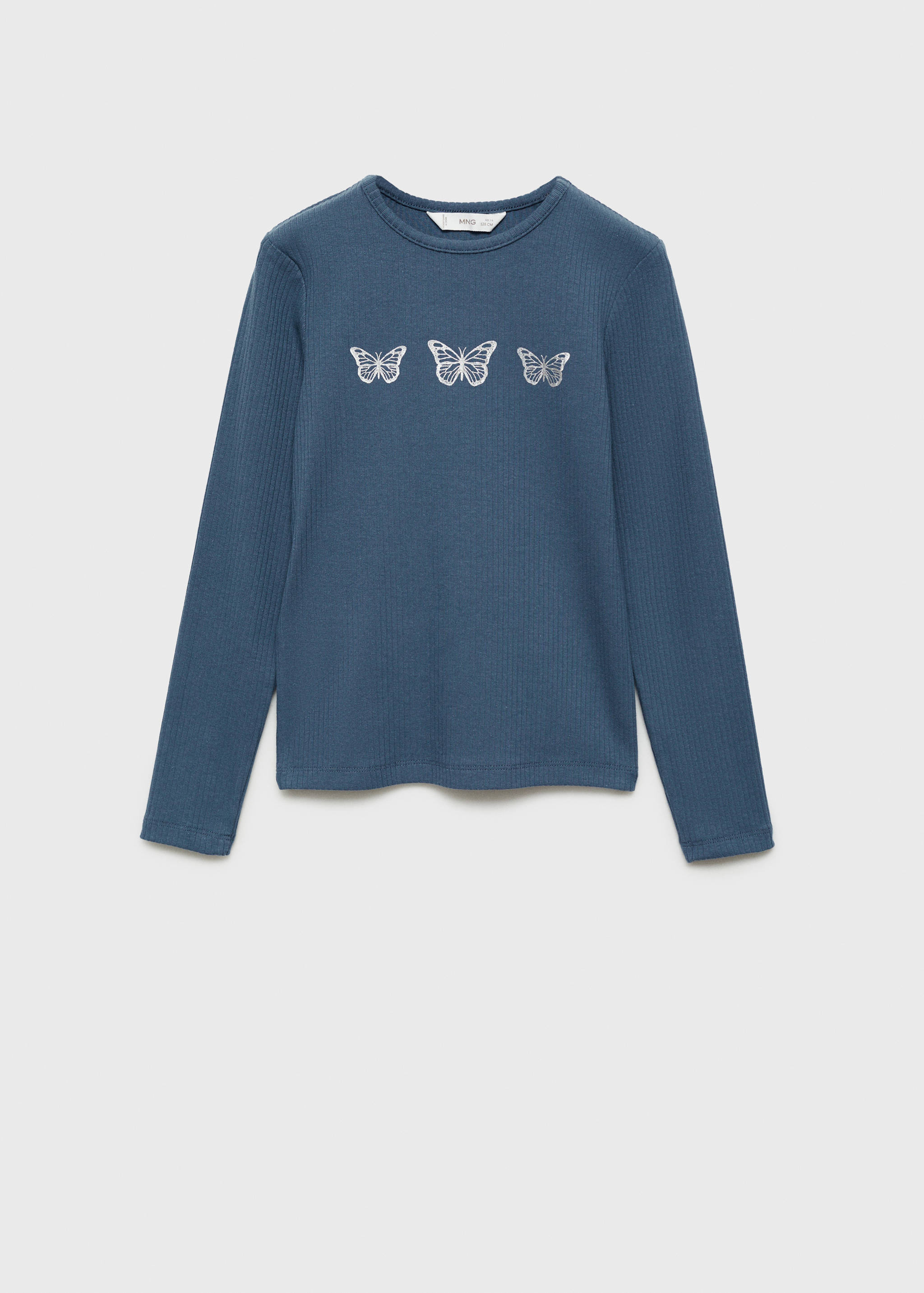 T-shirt imprimé maille côtelée - Article sans modèle