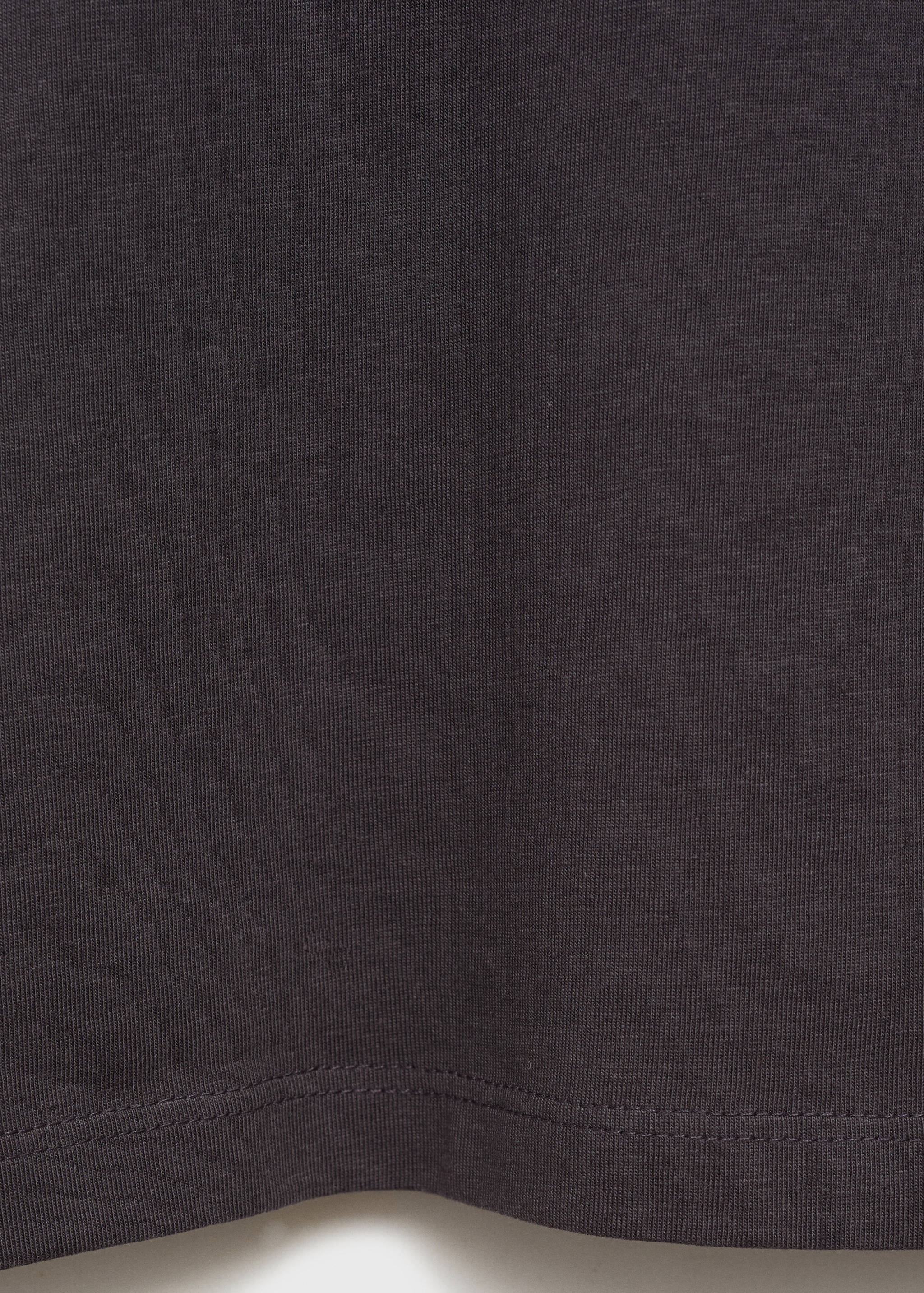 Printed detail T-shirt - Details of the article 0