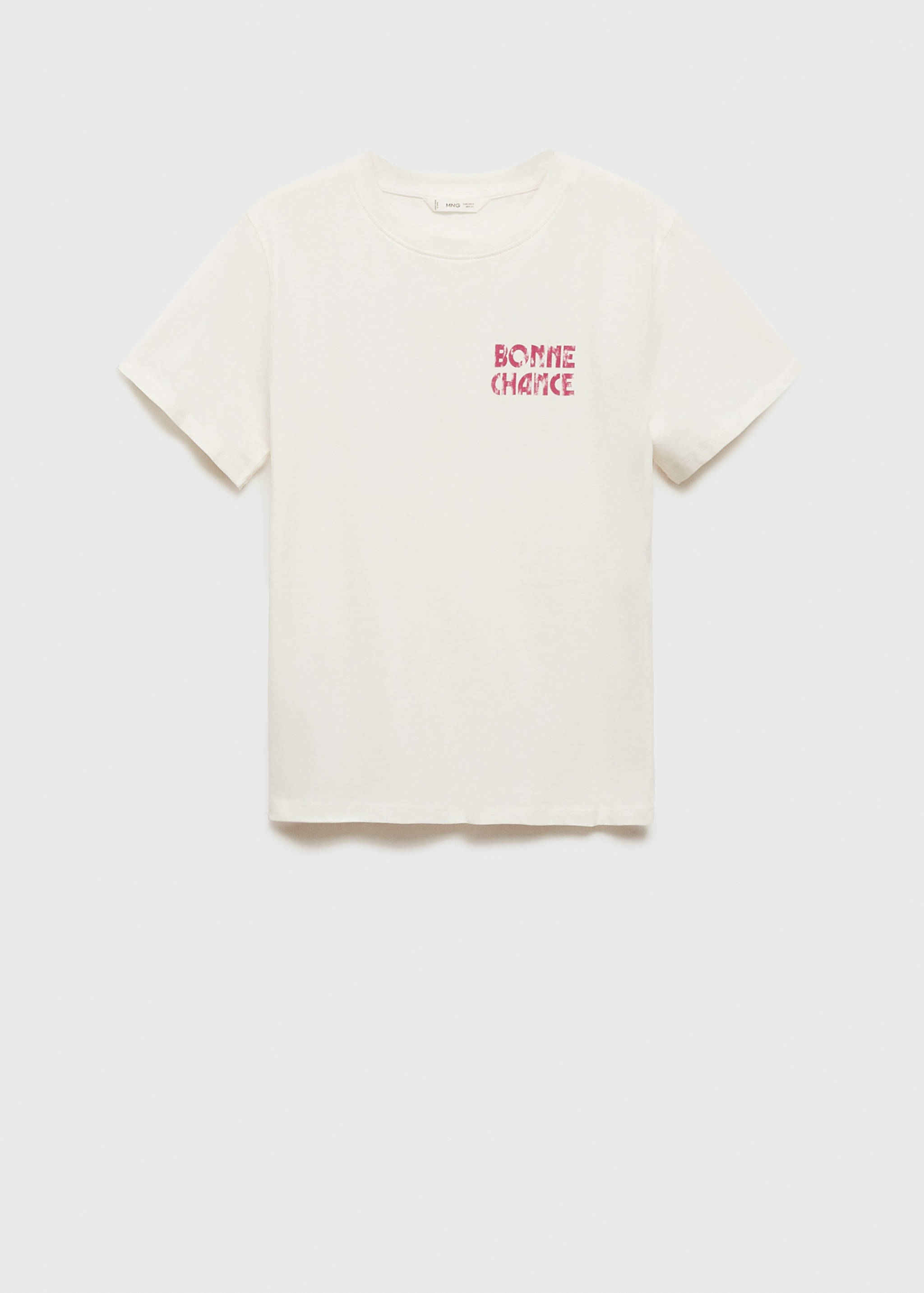 Printed cotton-blend T-shirt - Article without model