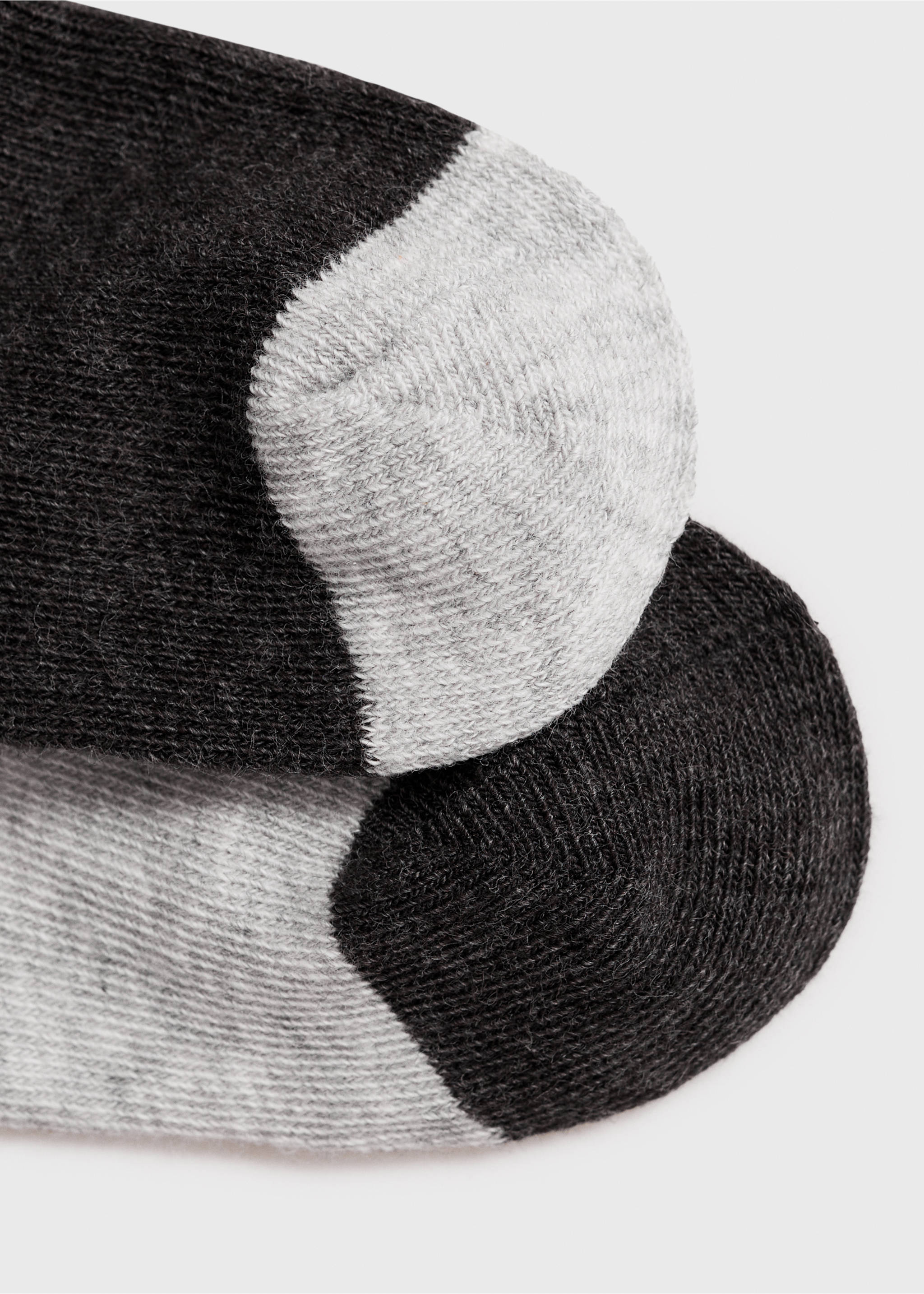 Pack of 2 cat socks - Деталь изделия 8, Угольно-серый. Ref: 77006761-00.