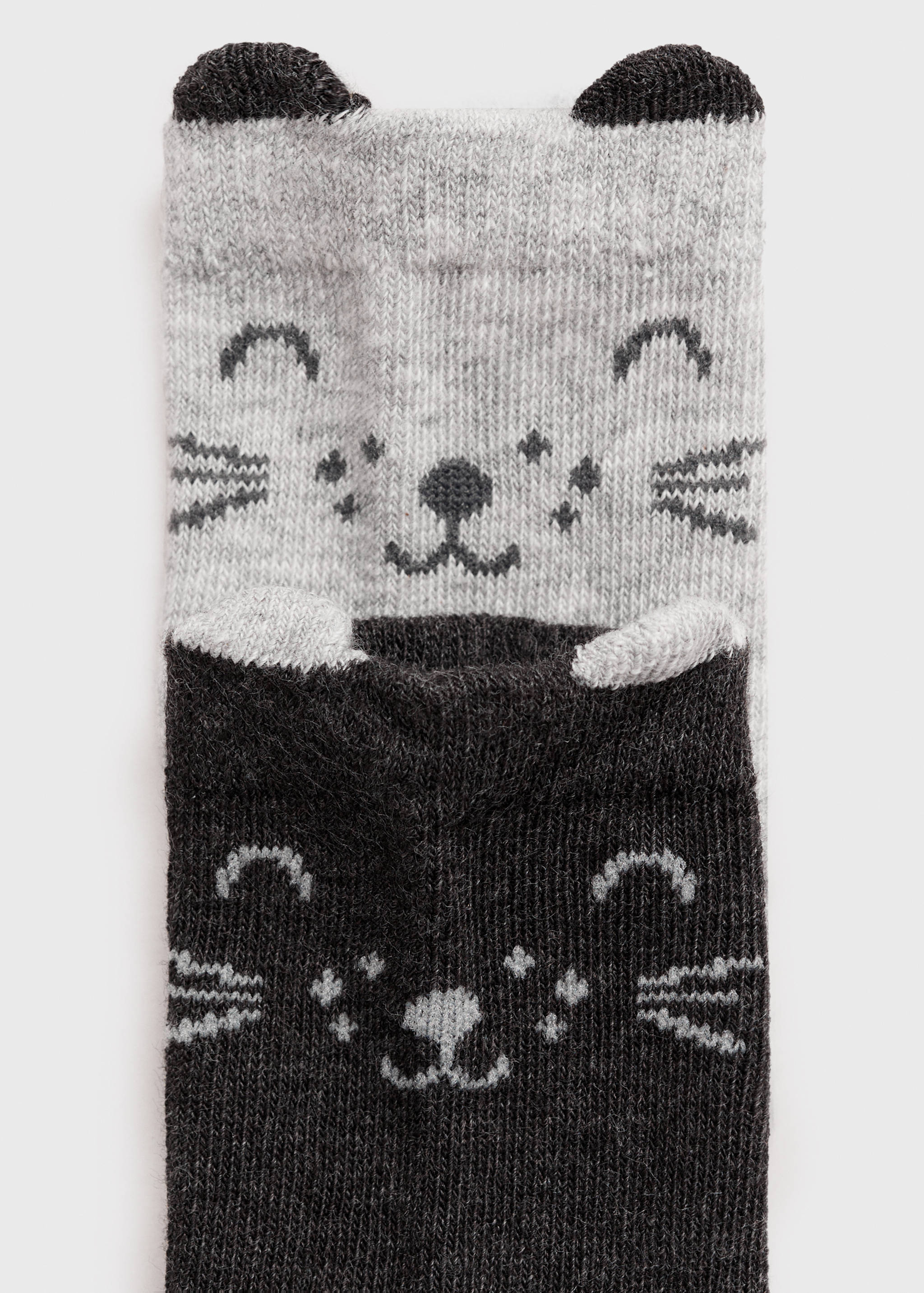 Pack of 2 cat socks - Details of the article 0