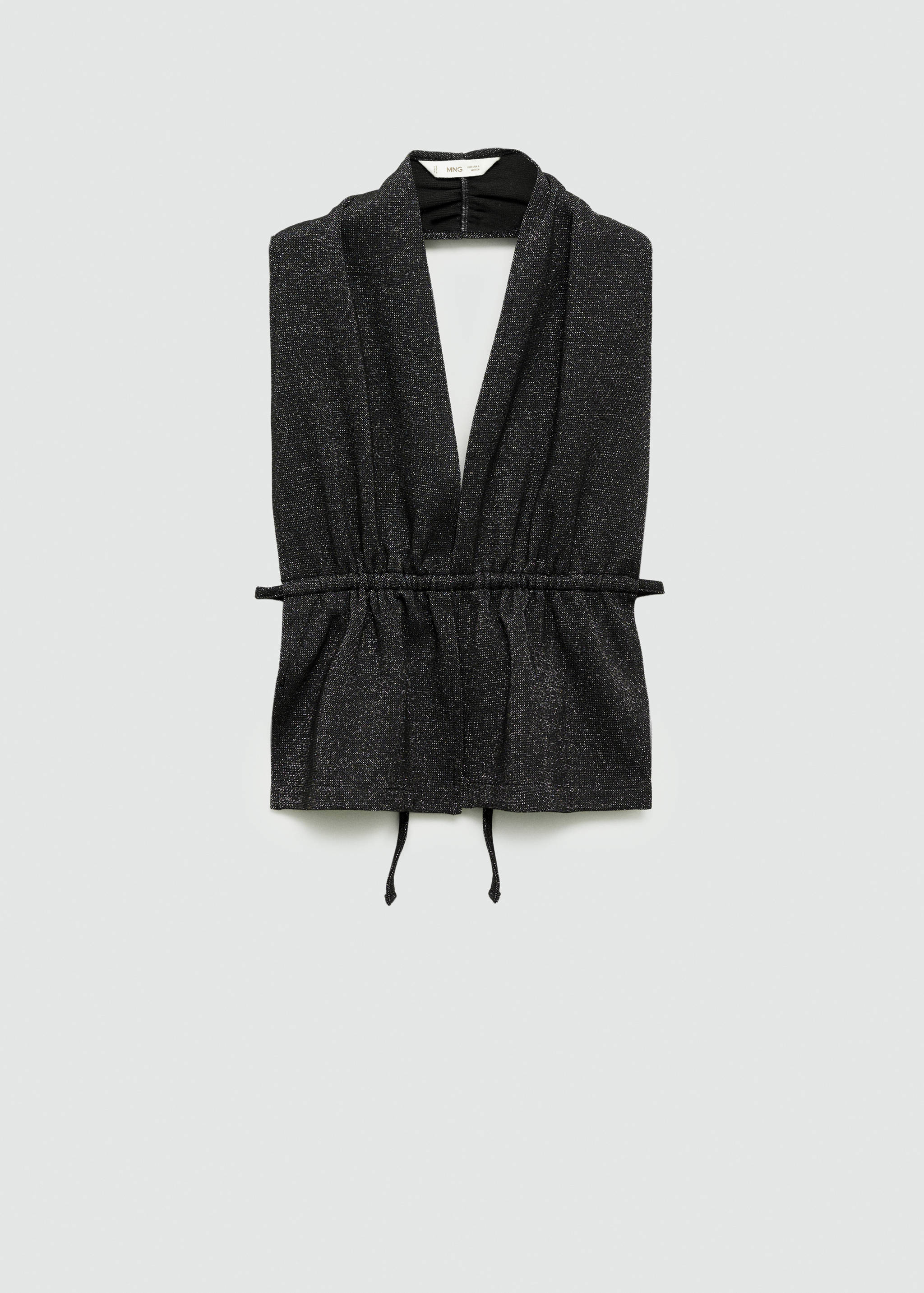 Lurex open-back top - Article without model