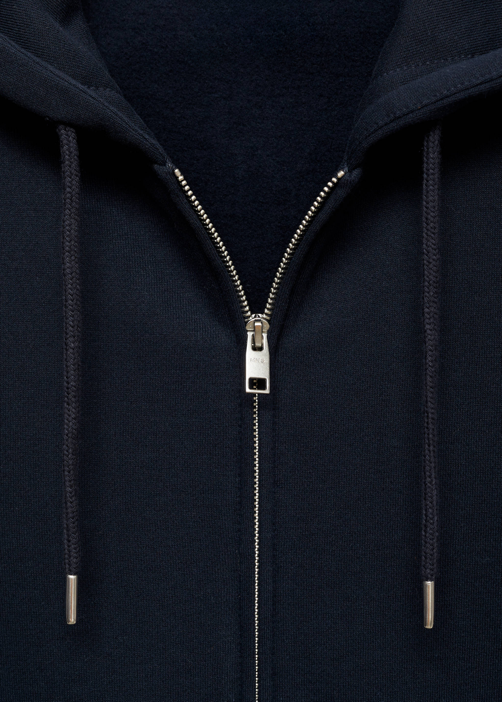 Cotton zip-up hoodie - Details of the article 8