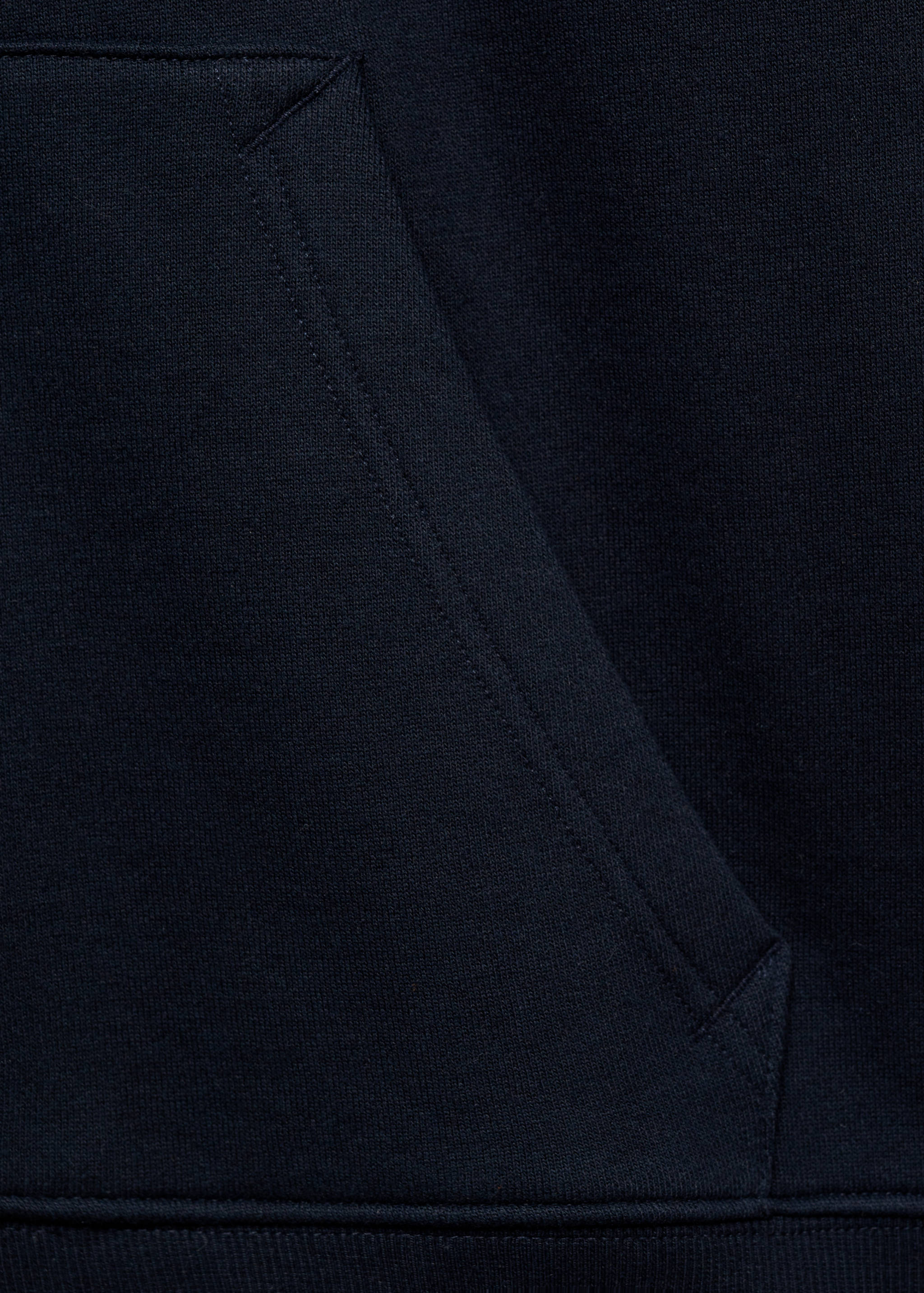 Cotton zip-up hoodie - Details of the article 0