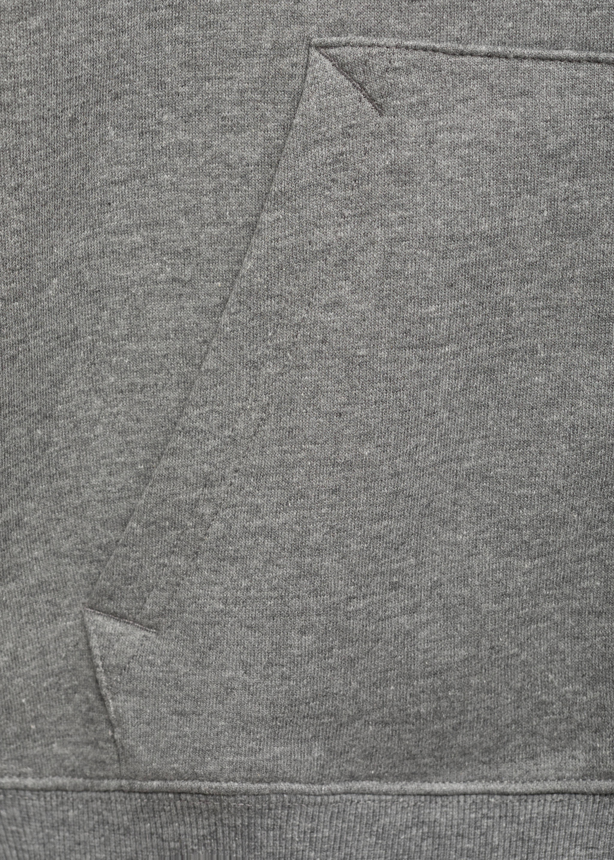 Cotton zip-up hoodie - Details of the article 0