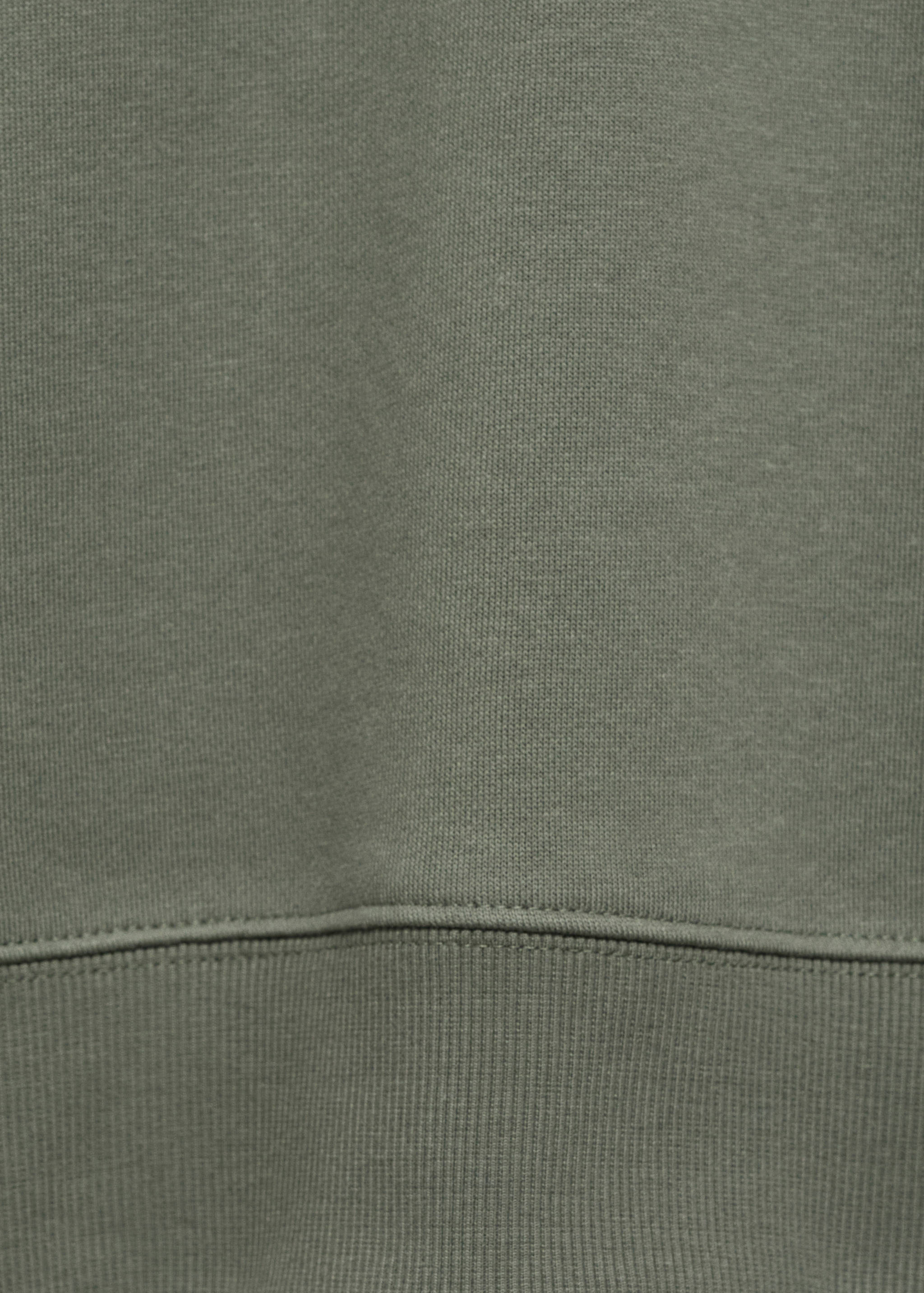 Cotton sweatshirt with zip neck - Details of the article 0