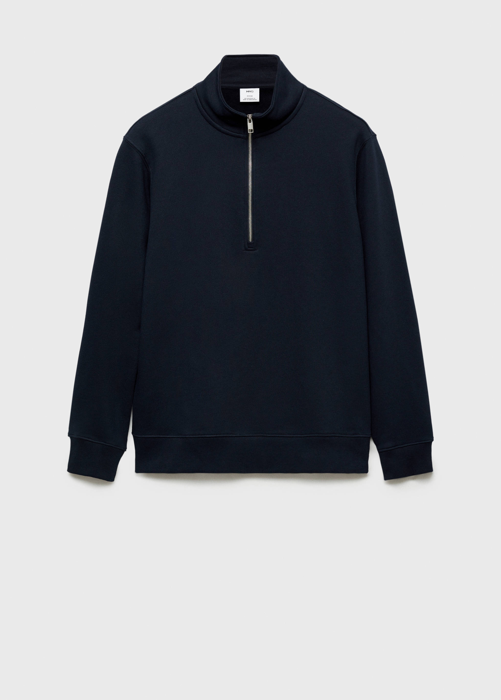 Sudadera algodón cuello cremallera - Artículo sin modelo