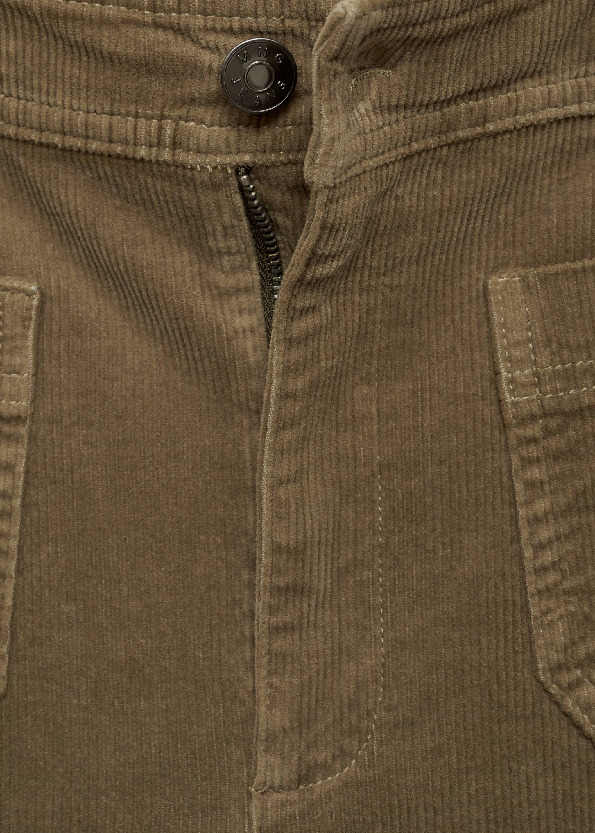 Pantalon Catherin style jupe-culotte velours côtelé - Détail de l'article 8