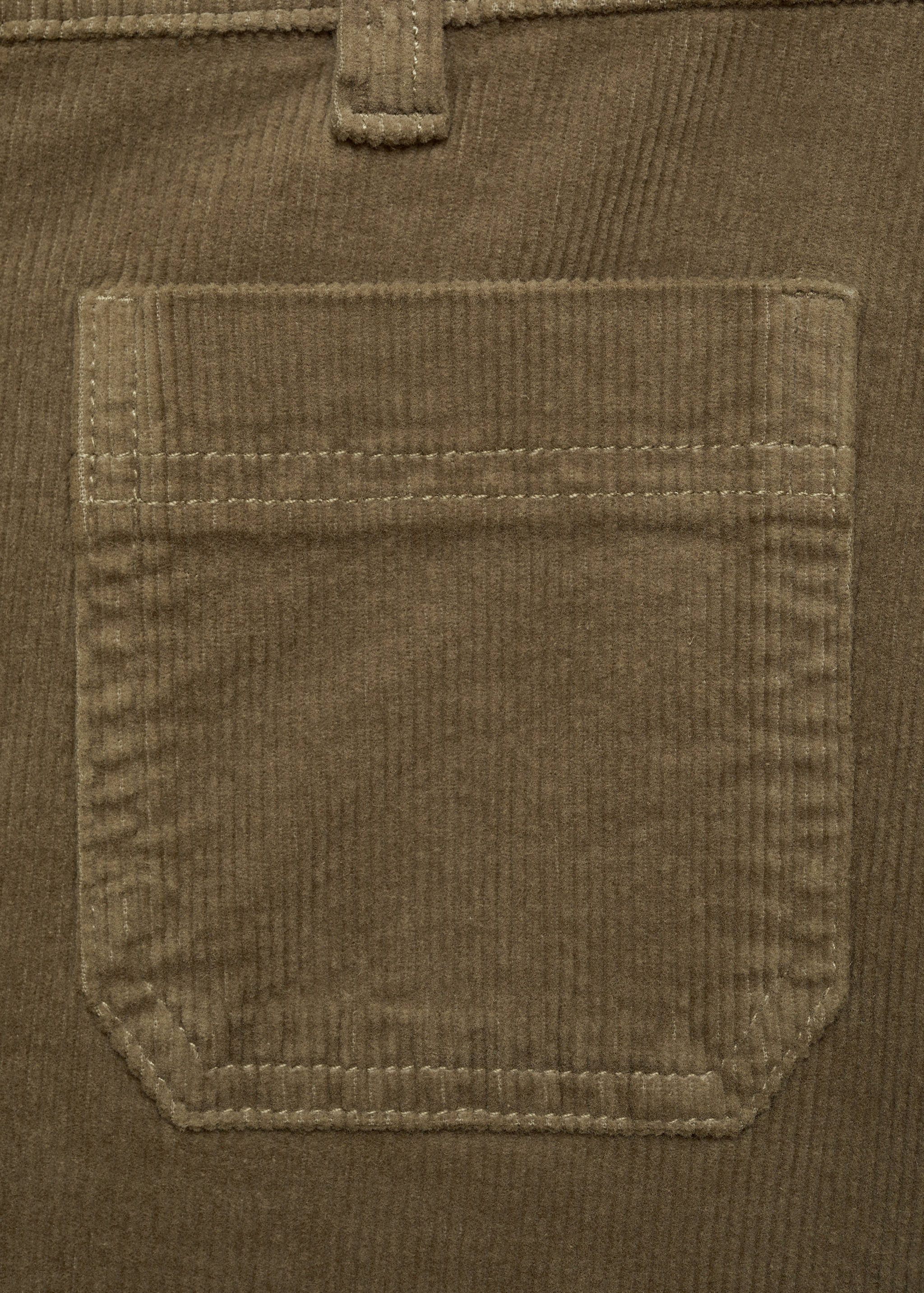 Pantalon Catherin style jupe-culotte velours côtelé - Détail de l'article 0