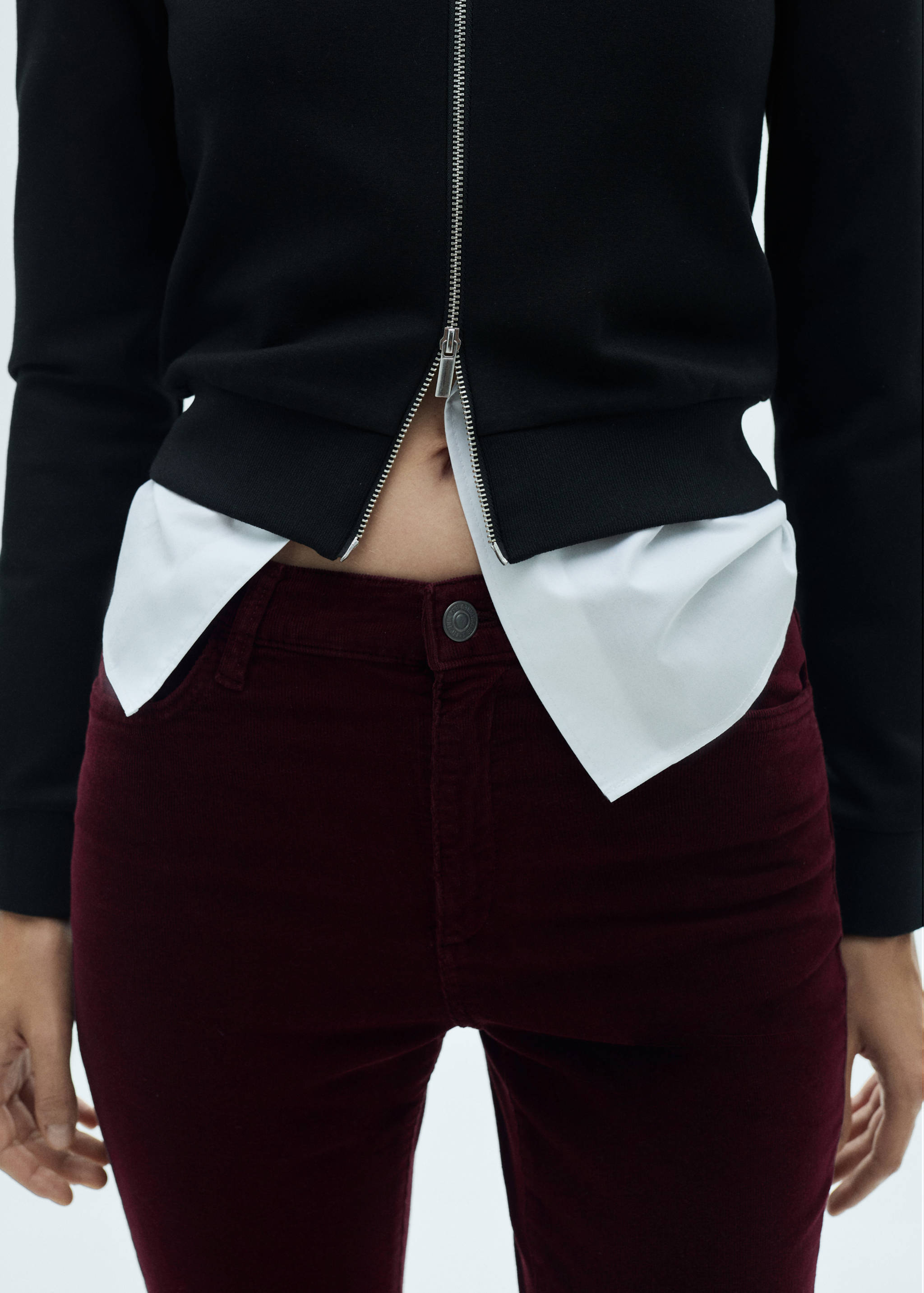 Sienna flared cropped corduroy jeans - Details of the article 6