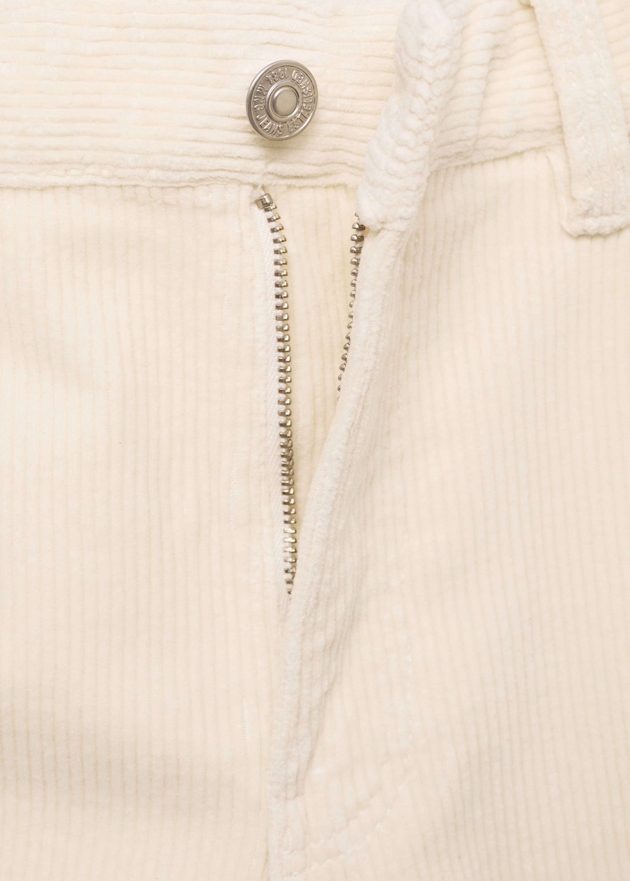 Wide leg corduroy jeans - Details of the article 0