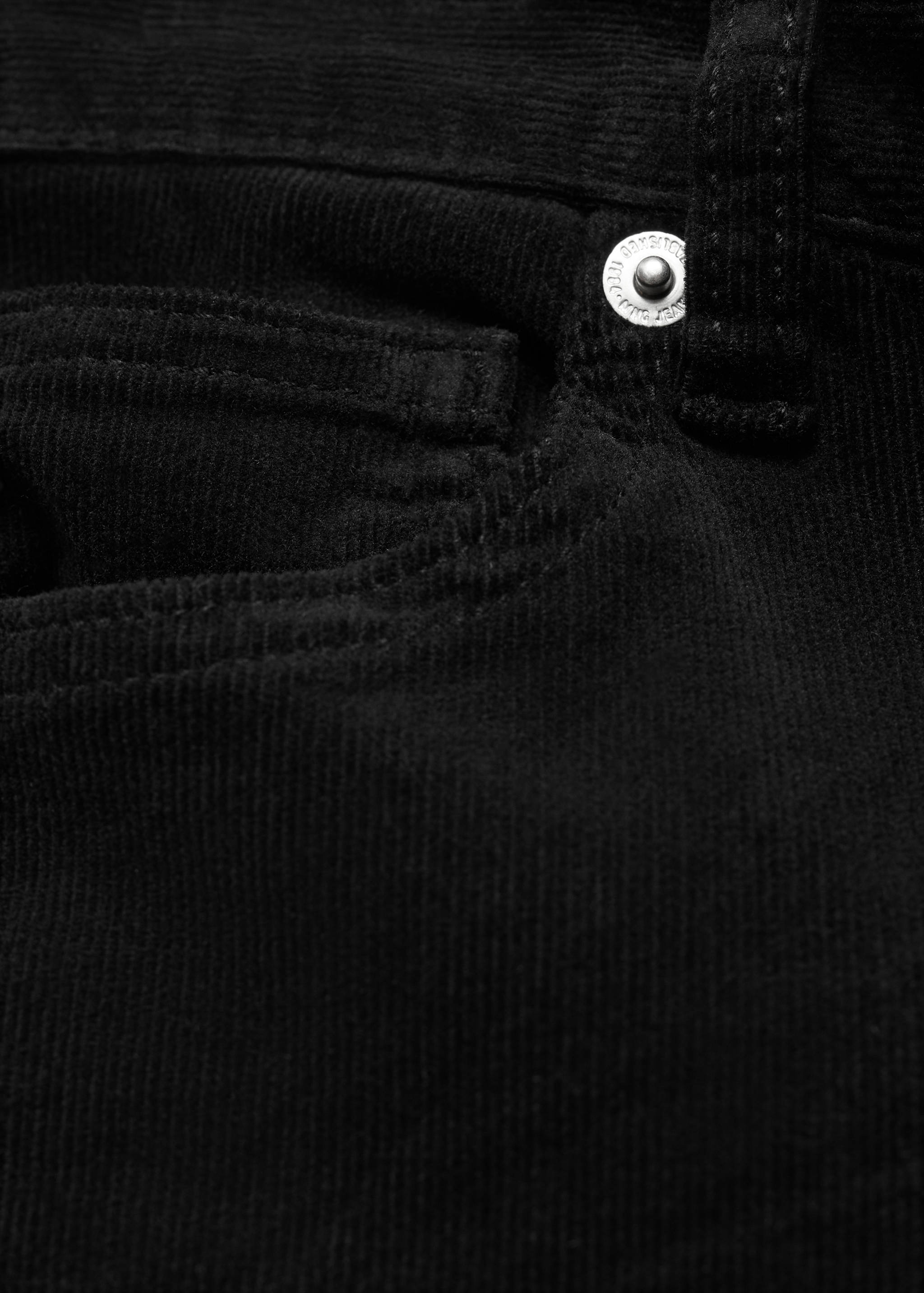 Wide leg corduroy jeans - Details of the article 0