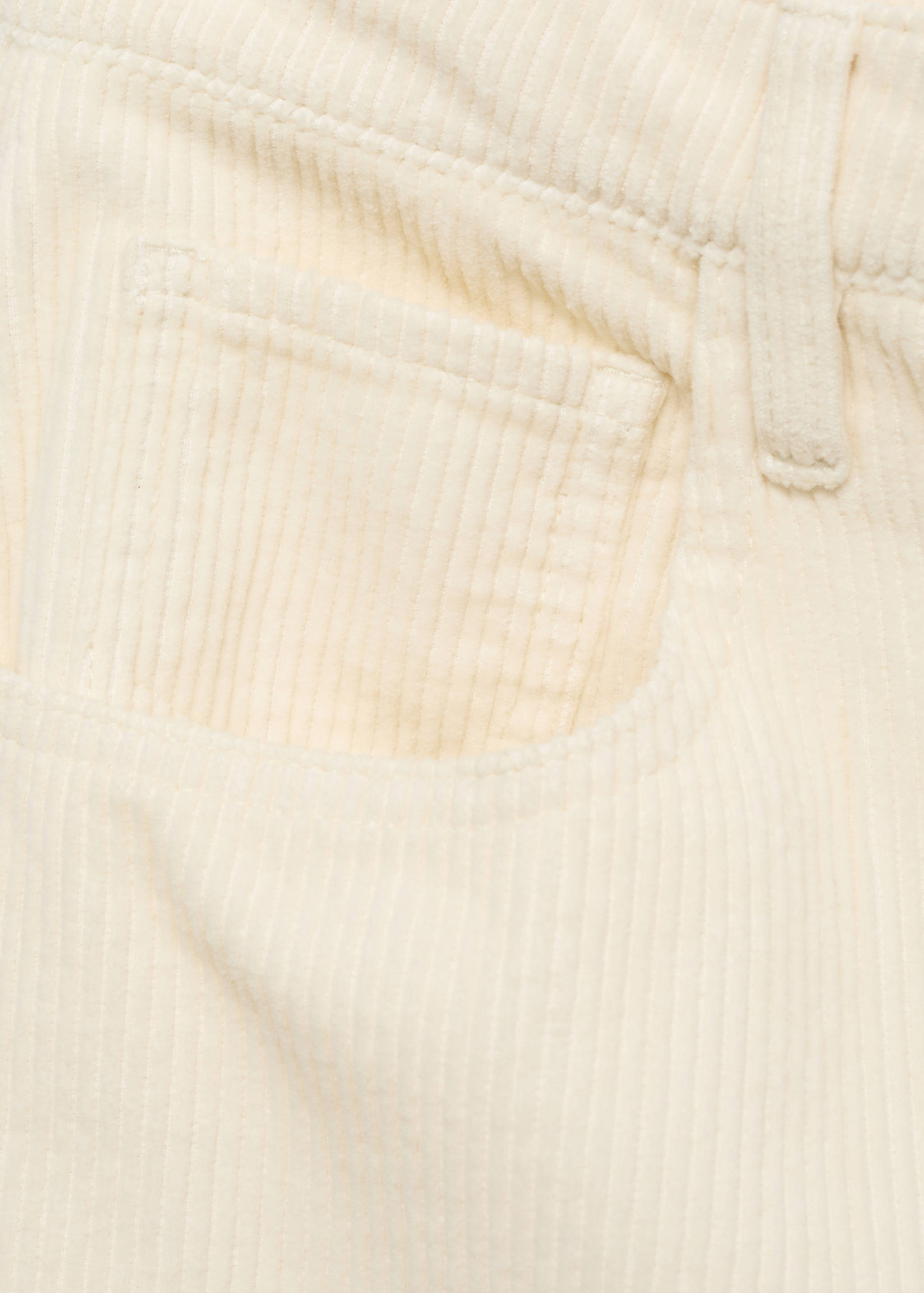 High-waisted corduroy balloon trousers - Details of the article 0