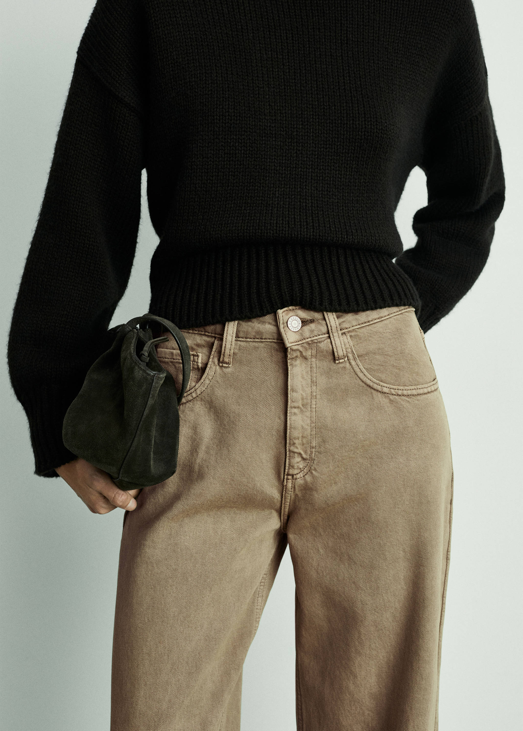 High-waist balloon jeans - Details of the article 6