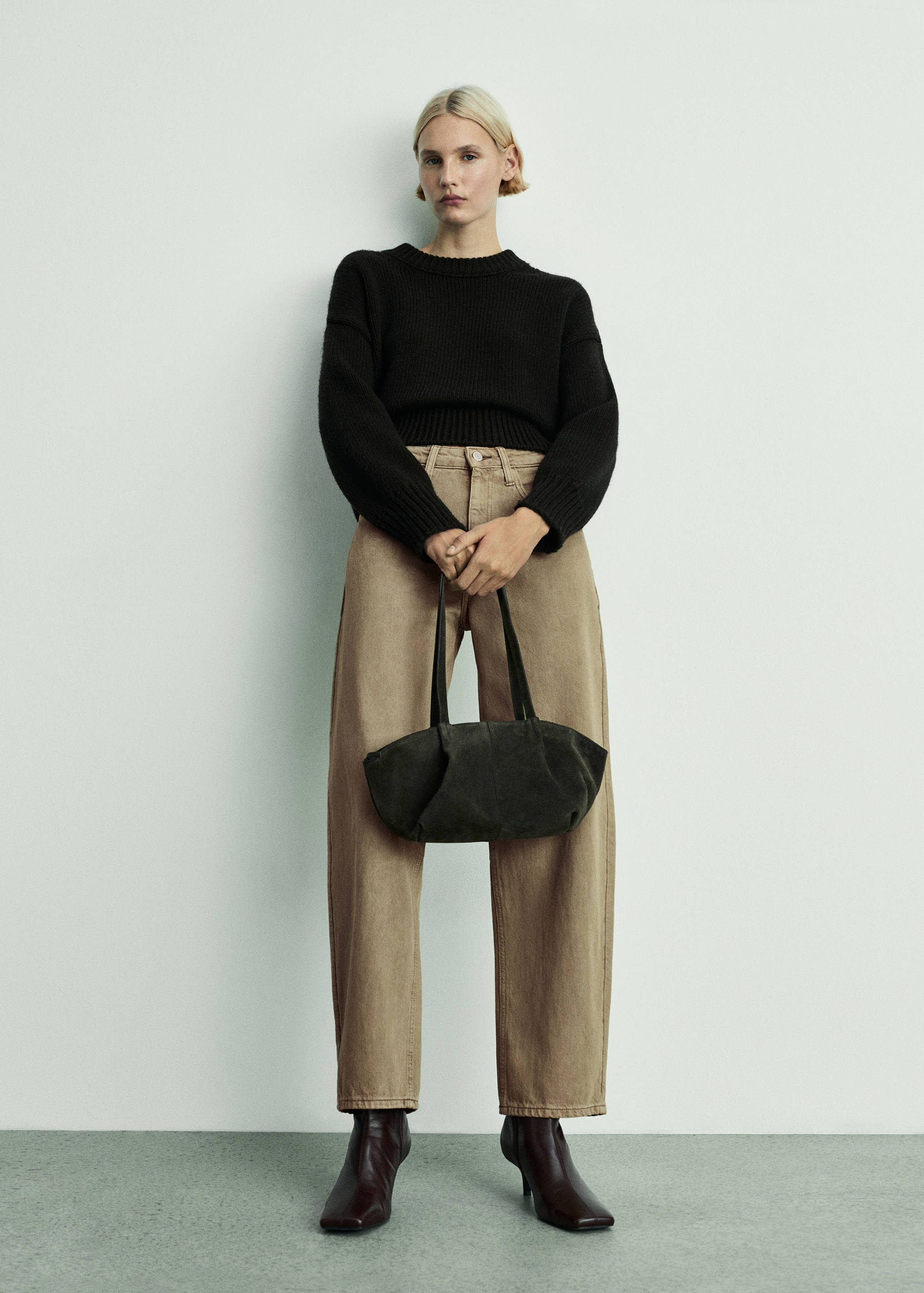 High-waist balloon jeans - Details of the article 2