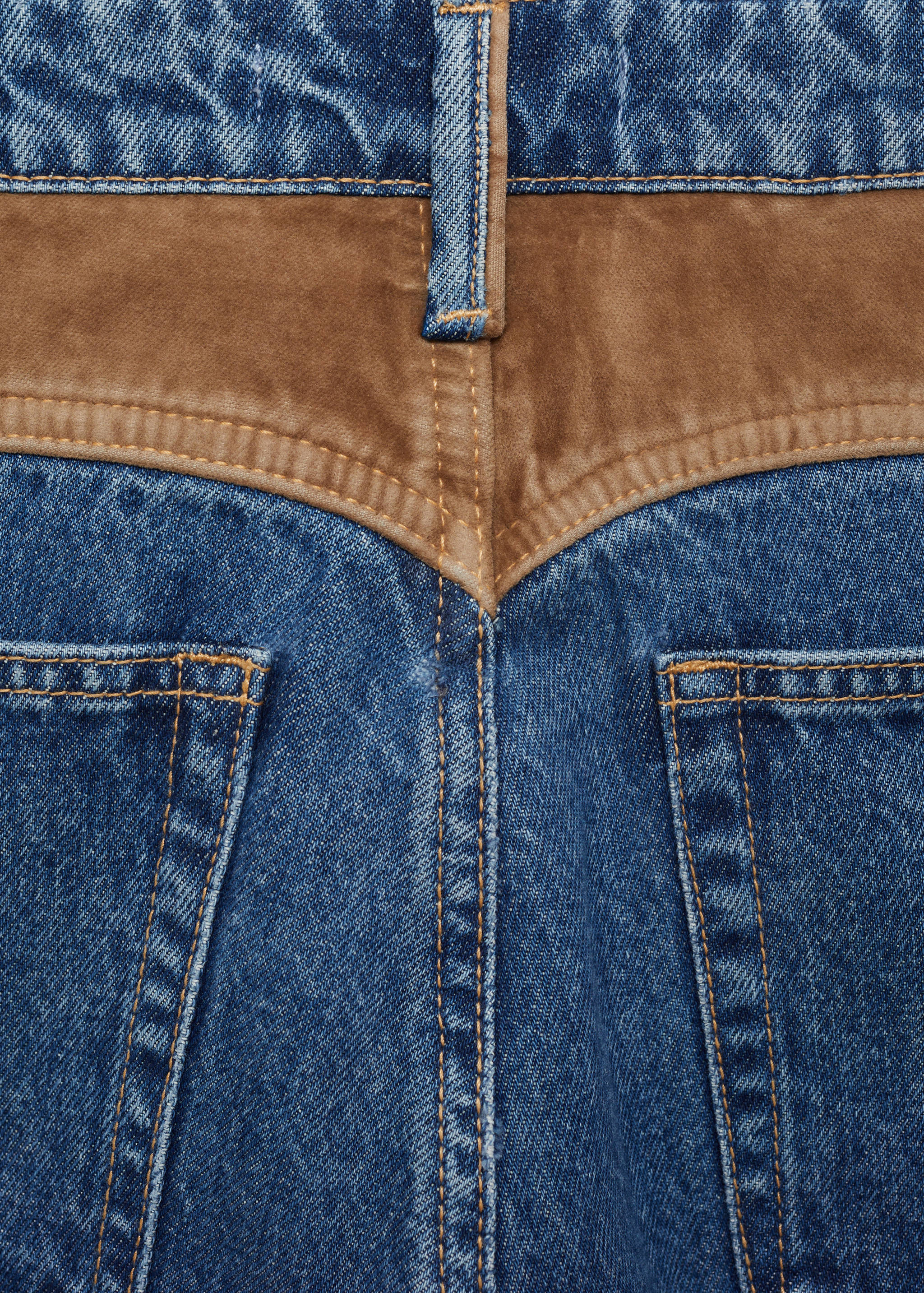 Jeans rectos detalles contraste - Detalle del artículo 0