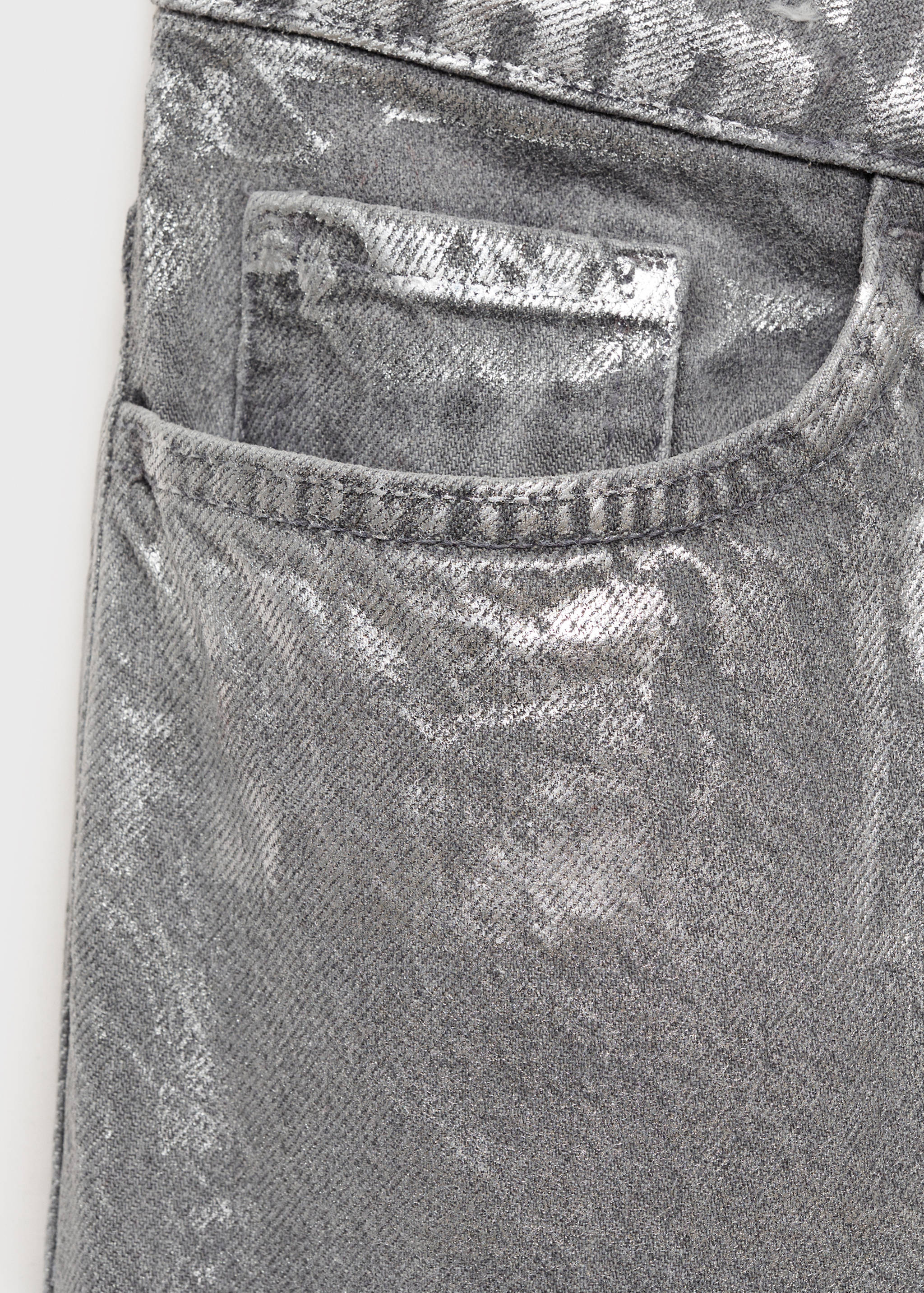 Jeans rectos foil - Detalle del artículo 0