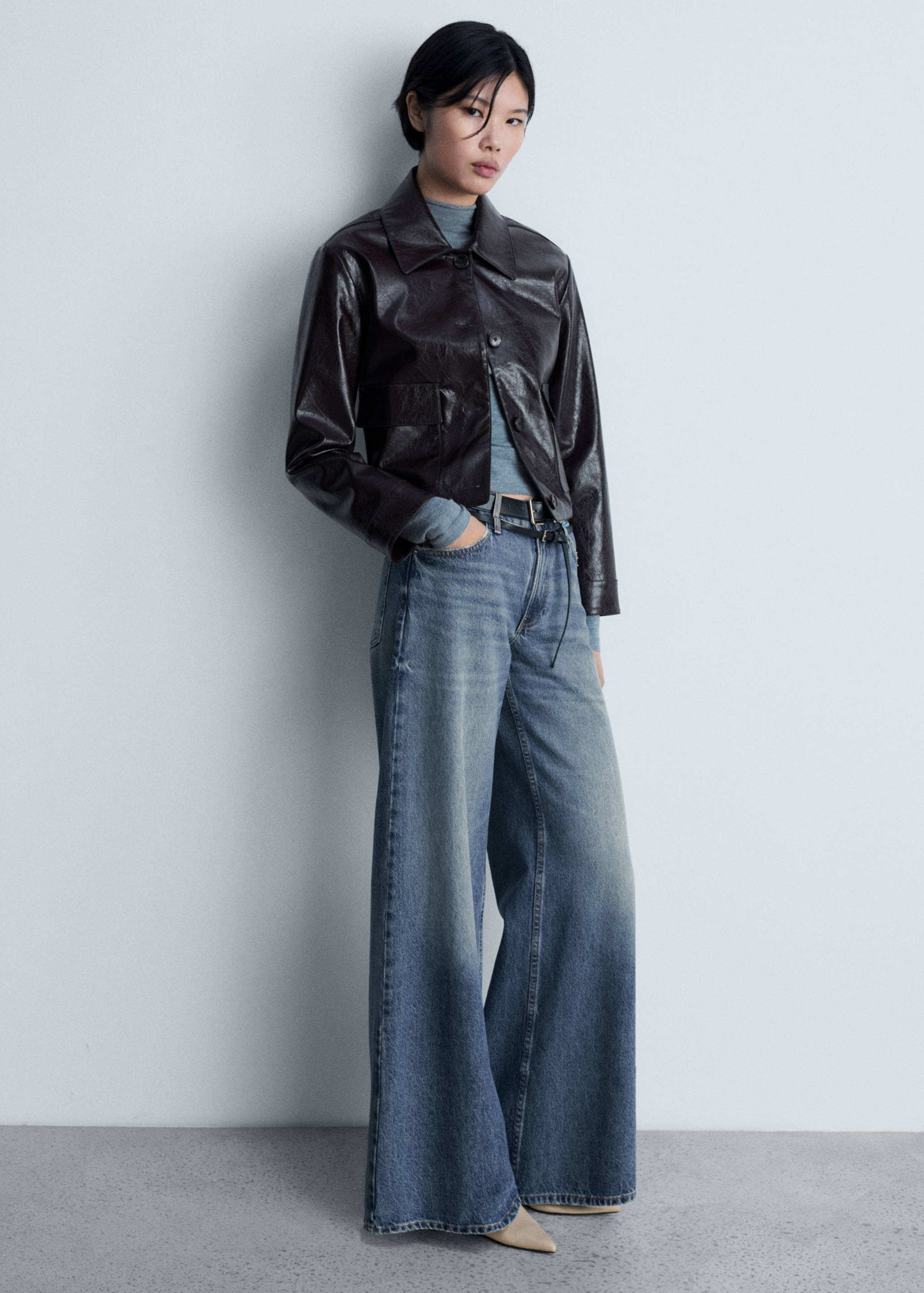 Jean large taille normale - Plan général