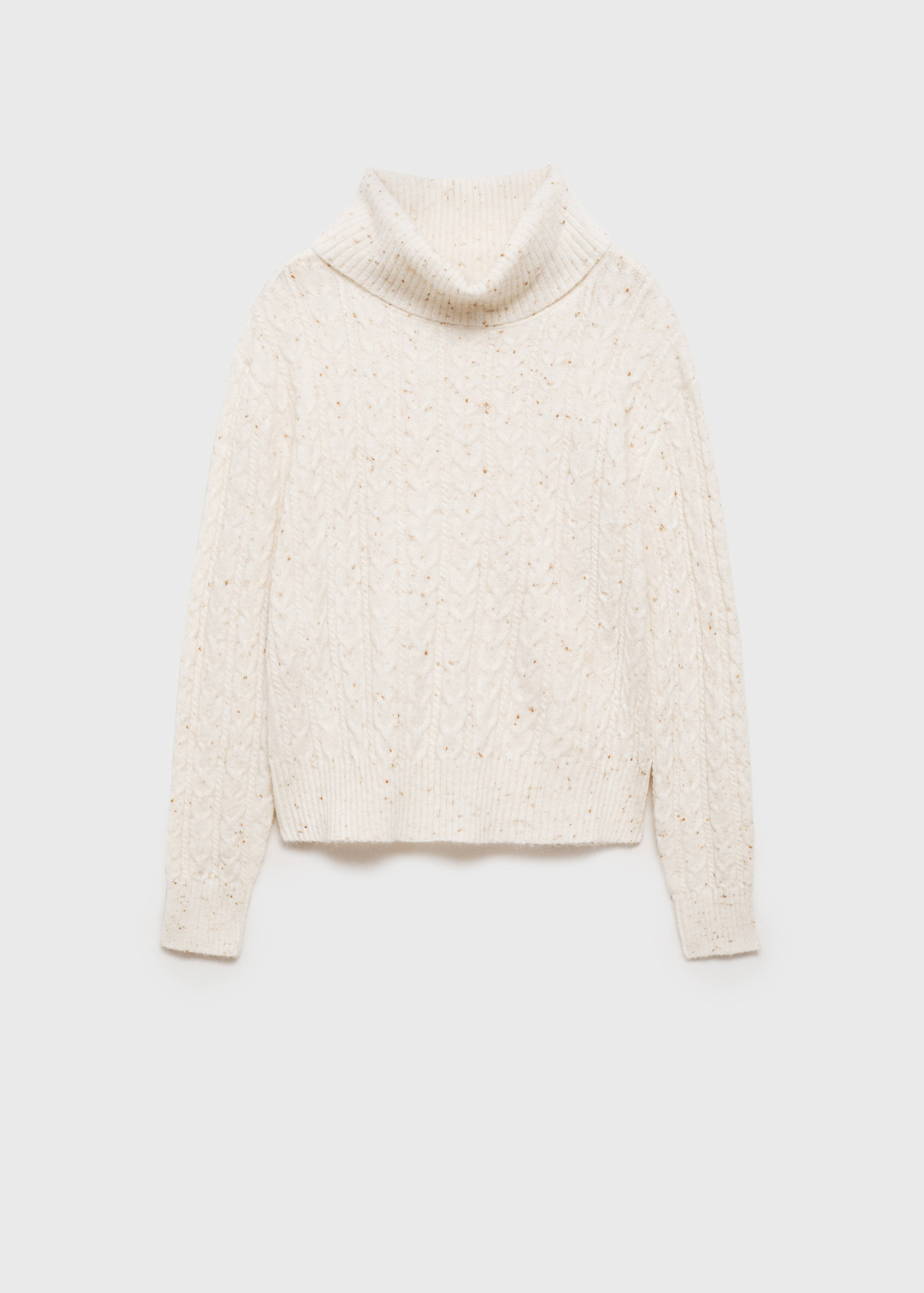 Pull-over torsades col roulé - Article sans modèle