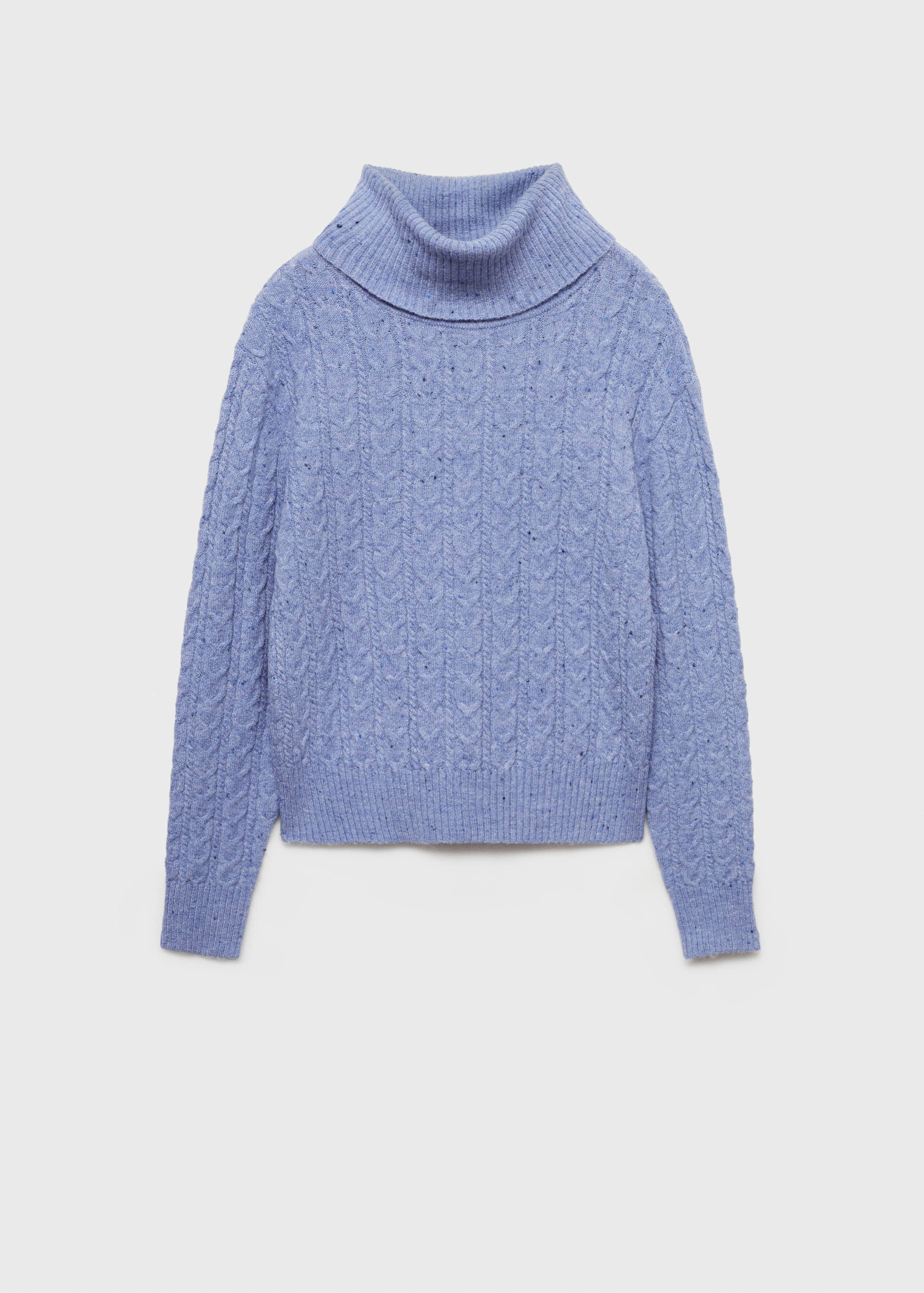 Jersey trenzado cuello vuelto - Artículo sin modelo