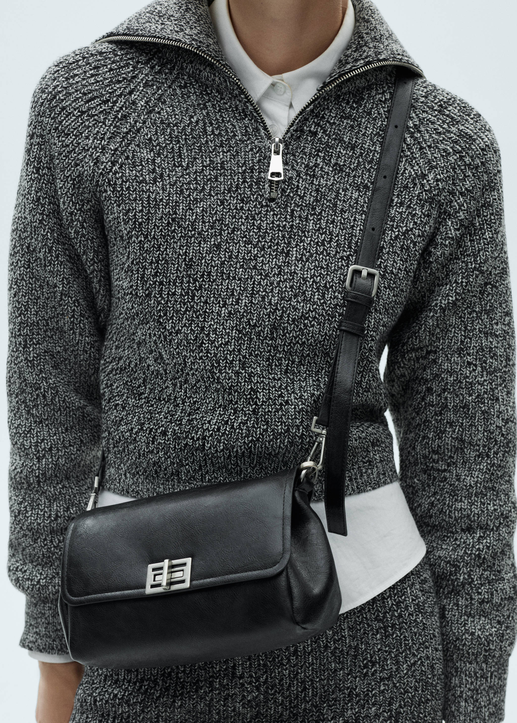 Zip flecked sweater - Details of the article 6