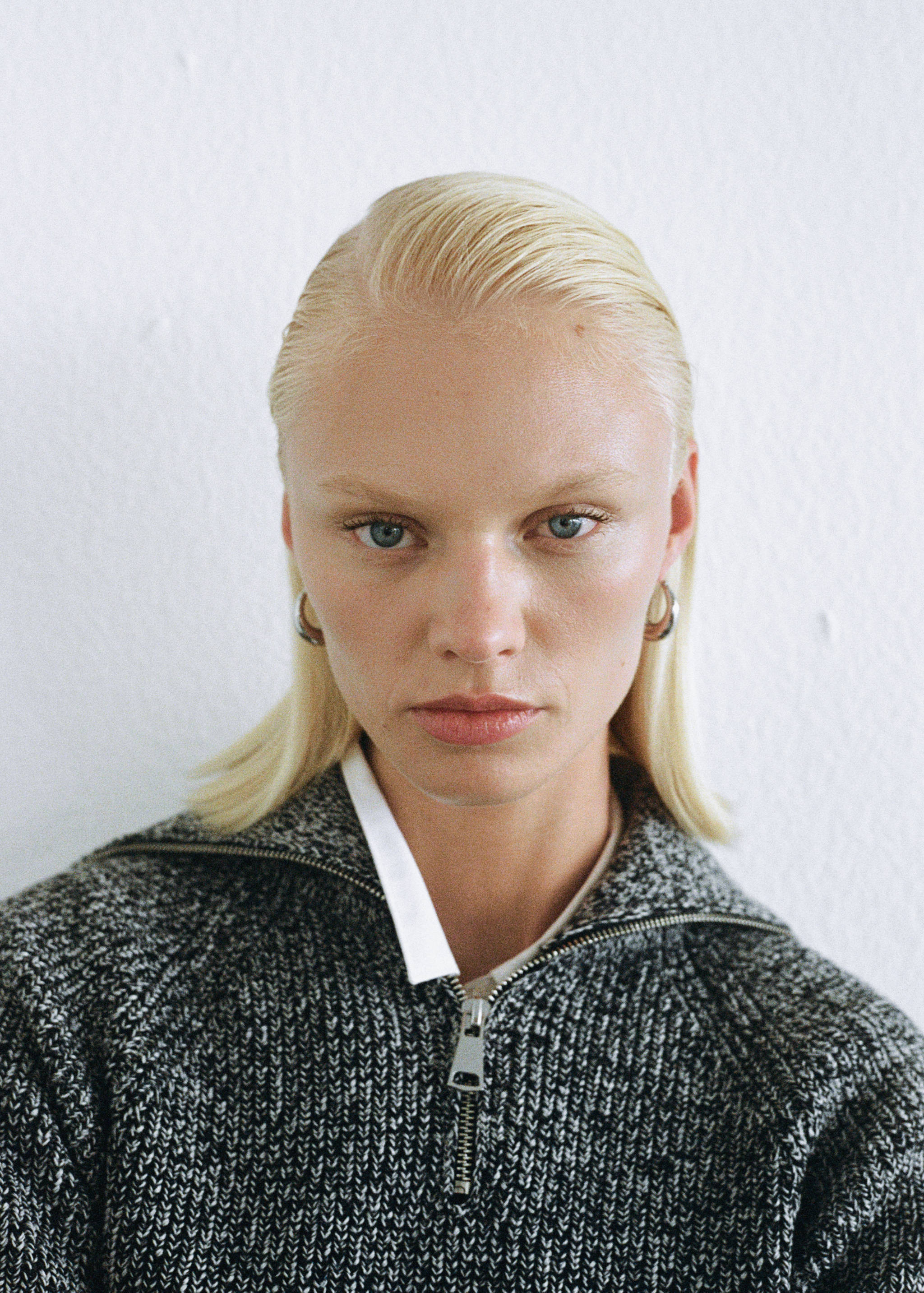 Zip flecked sweater - Details of the article 7