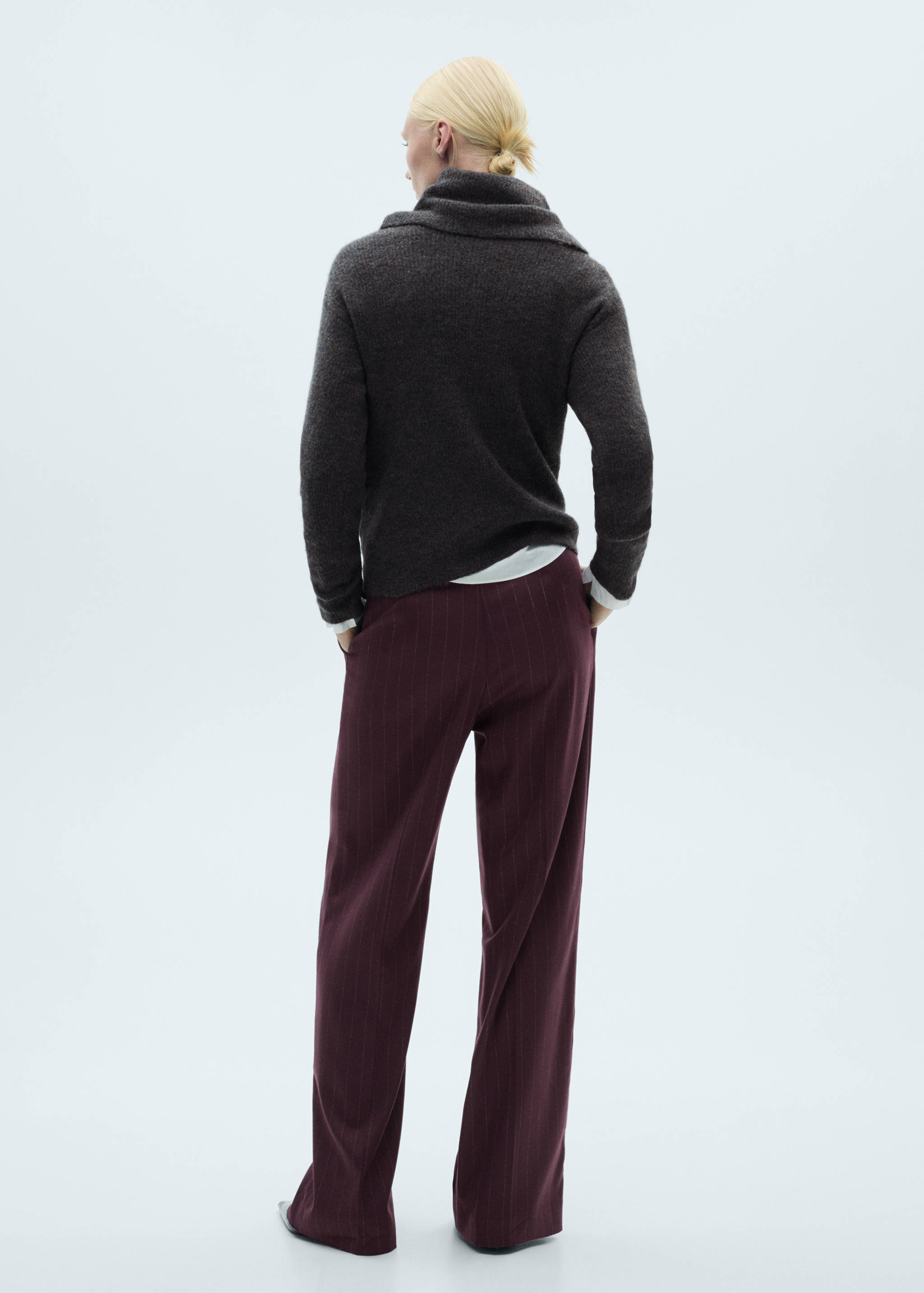 Jersey punto cuello alto - Reverso del artículo