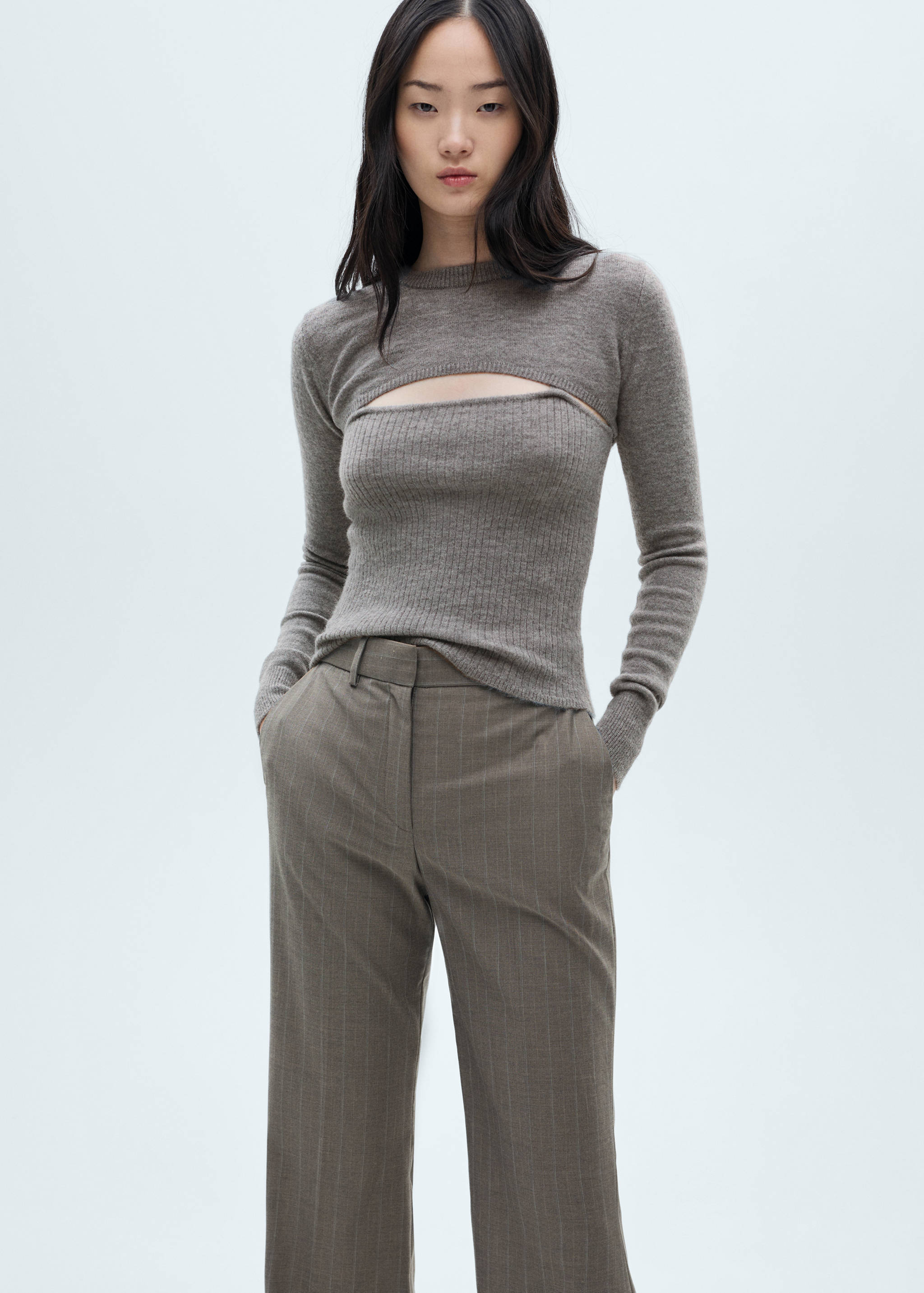 Pull-over combiné ouverture - Plan moyen