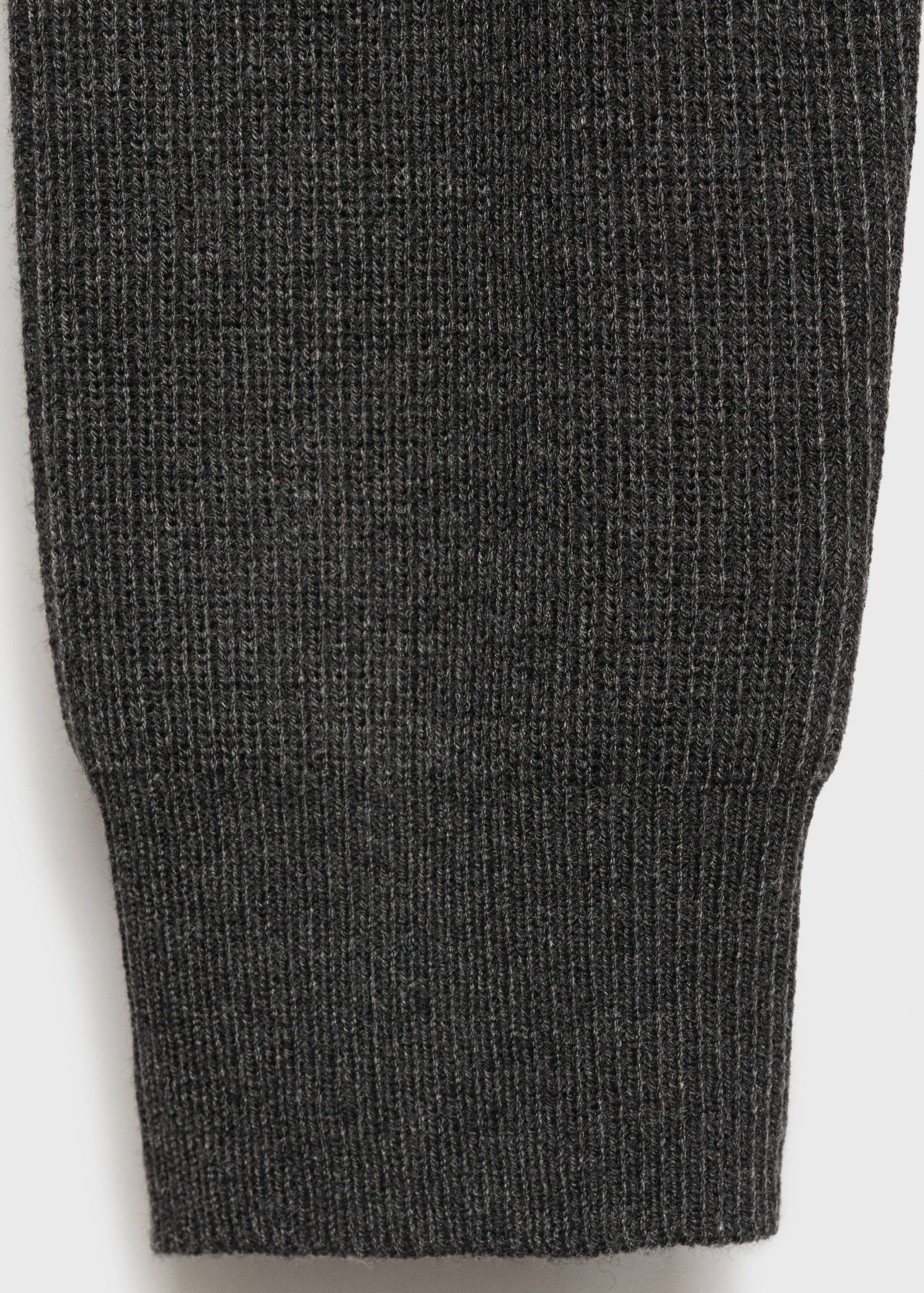 High neck sweater with zip - Details of the article 0
