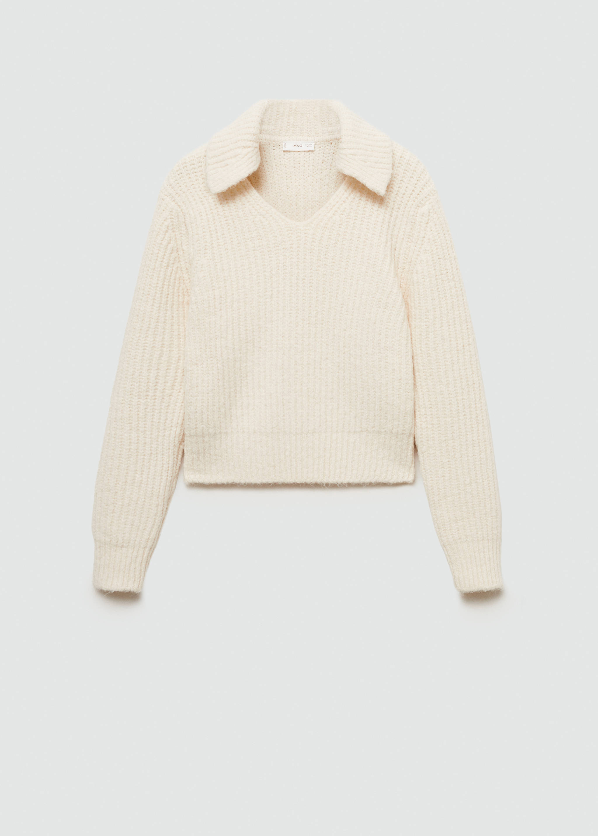 V-neck knit sweater - Article without model